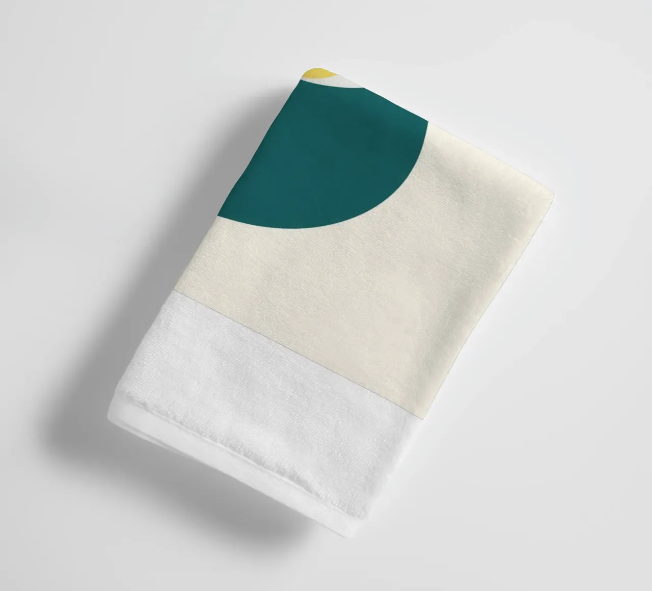 Bauhaus Oogontwerp | Minimal Abstract Poster badhanddoek van Studio Vibe