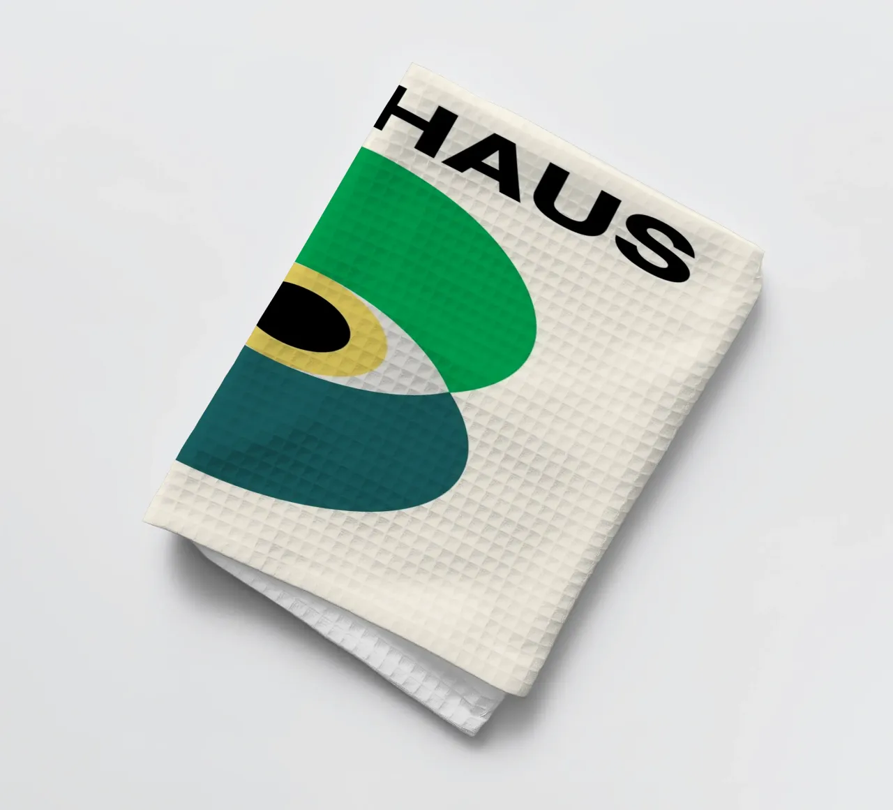 Bauhaus Eye Design | Minimal Abstract Poster torchon de Studio Vibe