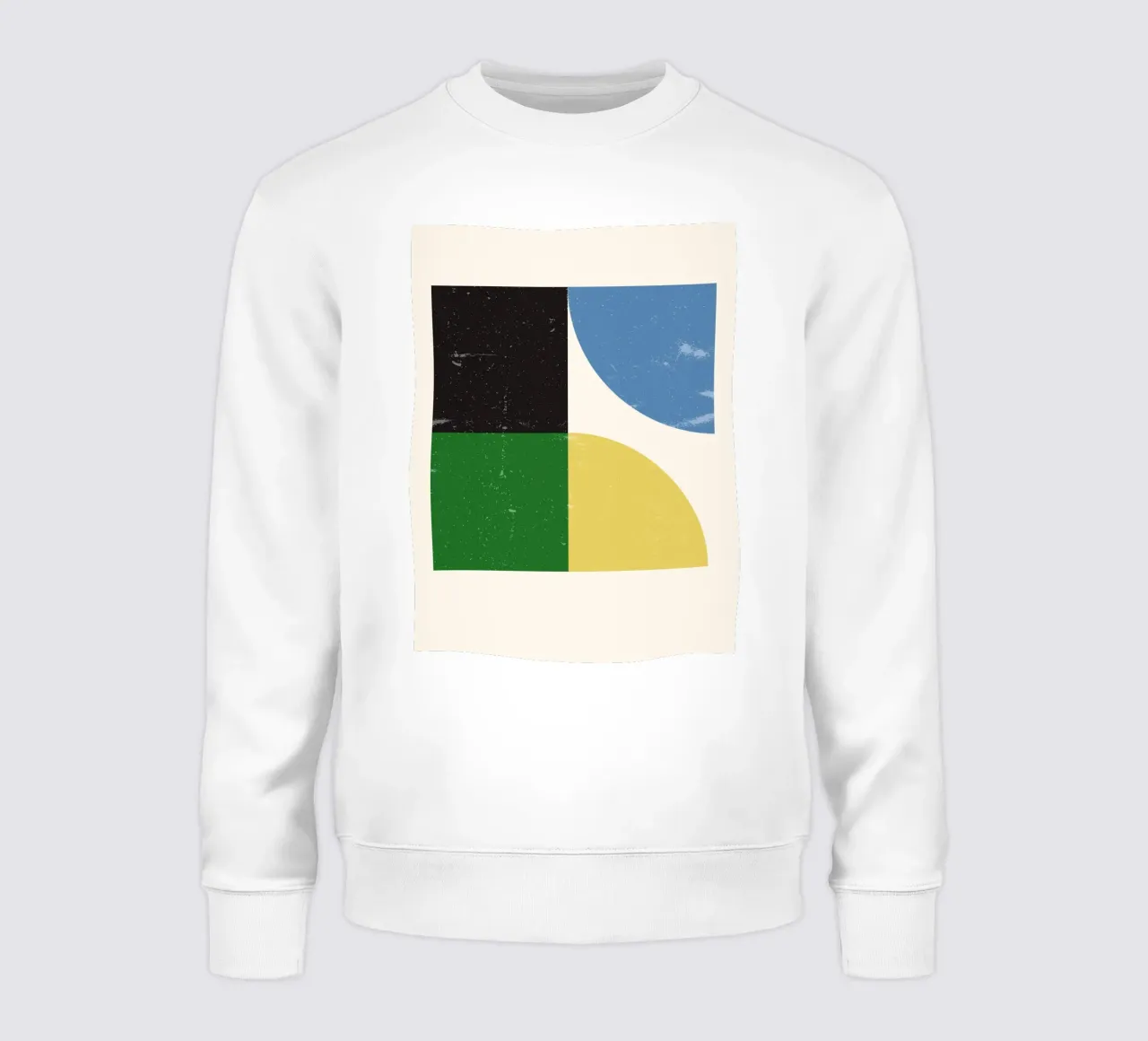 Griglia Bauhaus retrò - Blocchi di colore geometrici felpa da Studio Vibe