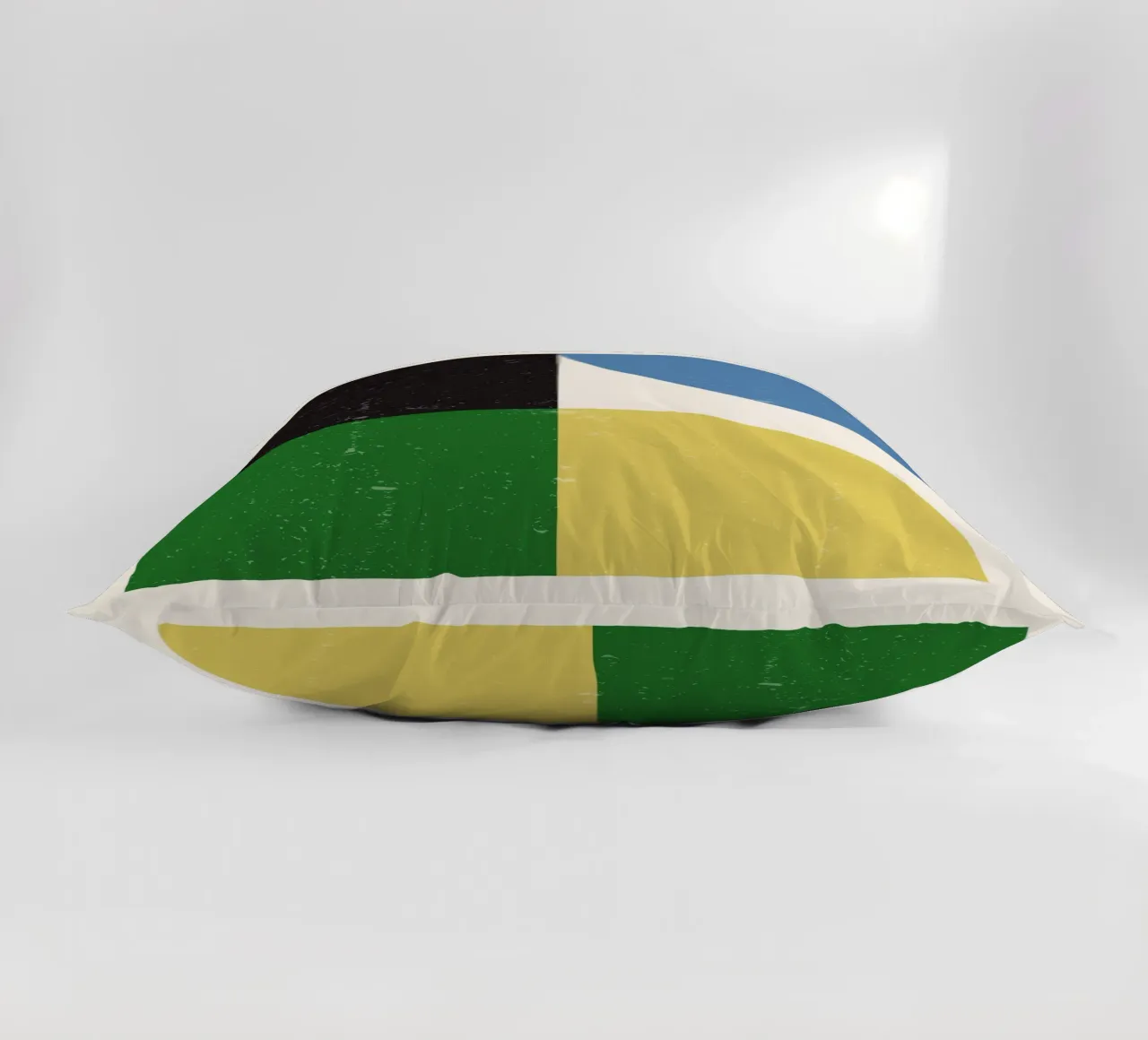 Griglia Bauhaus retrò - Blocchi di colore geometrici cuscino da Studio Vibe