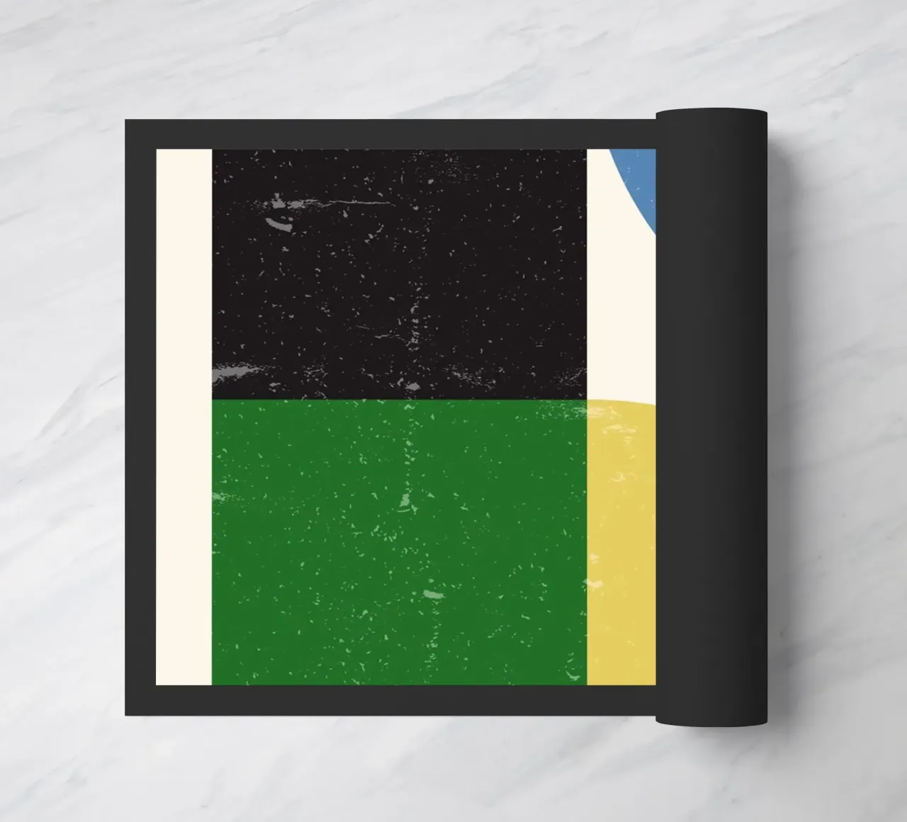 Griglia Bauhaus retrò - Blocchi di colore geometrici zerbino da Studio Vibe
