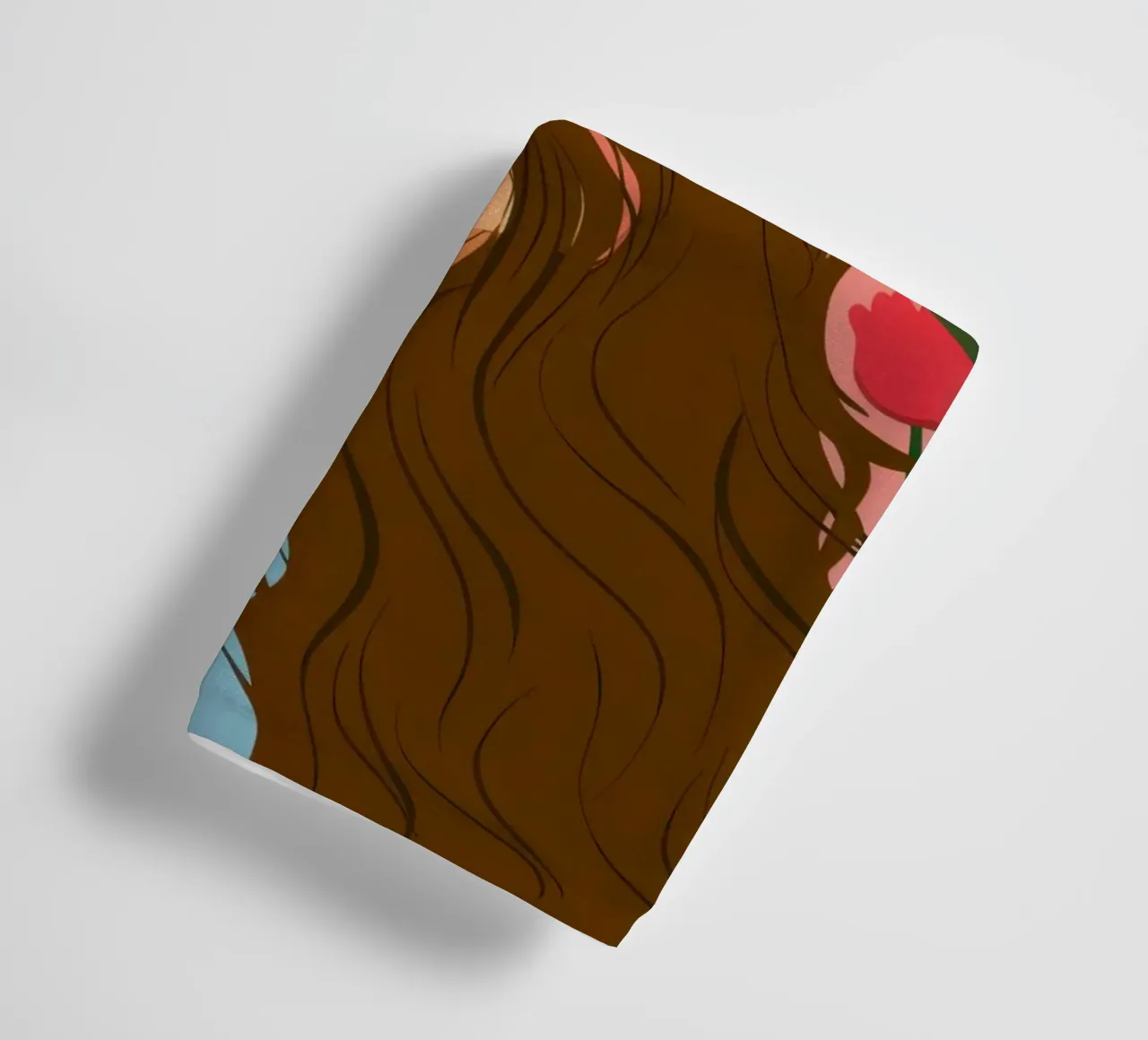Un momento con un tulipano asciugamano da bagno da Ink Pulse
