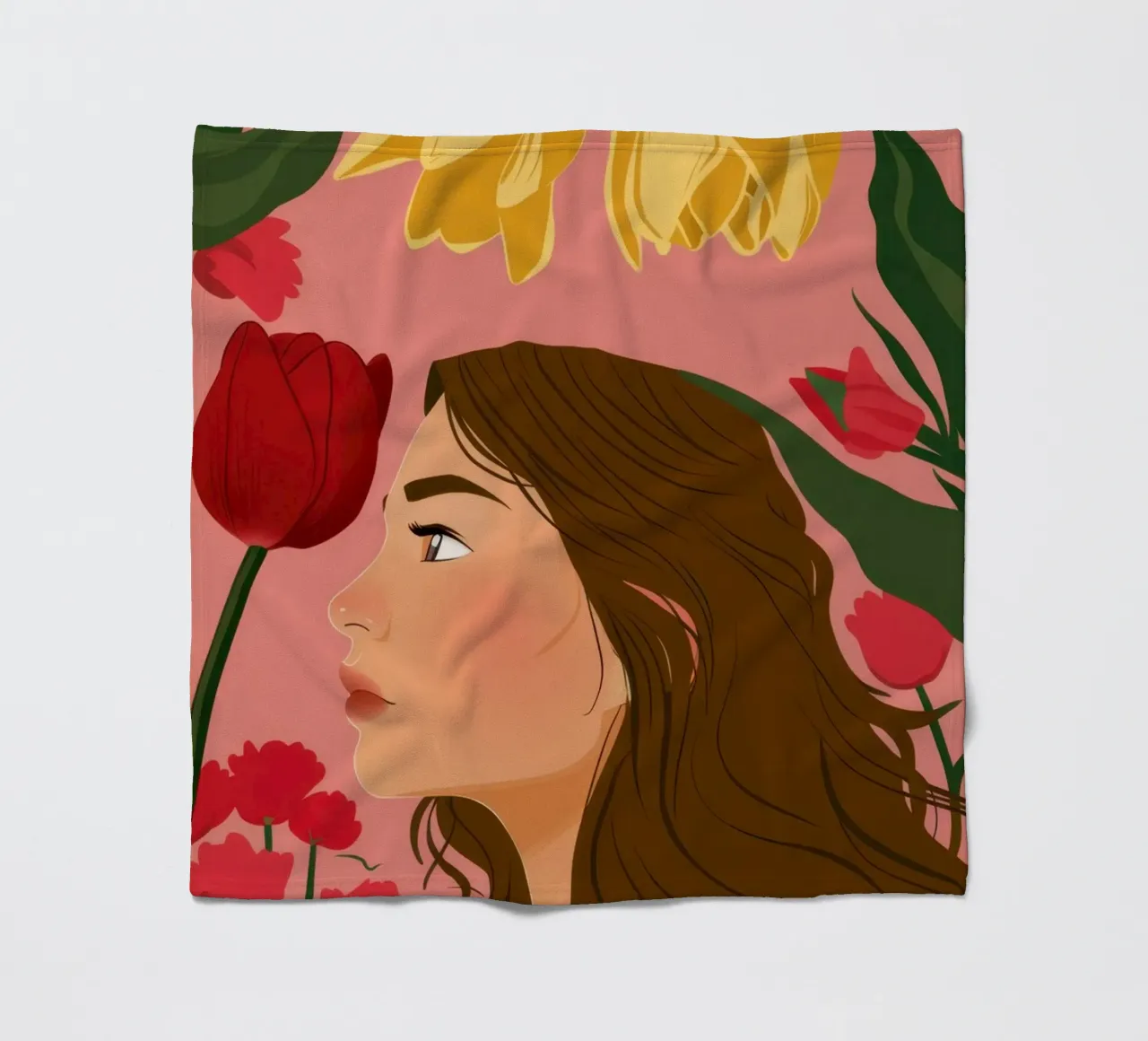 Un momento con un tulipano coperta in pile da Ink Pulse