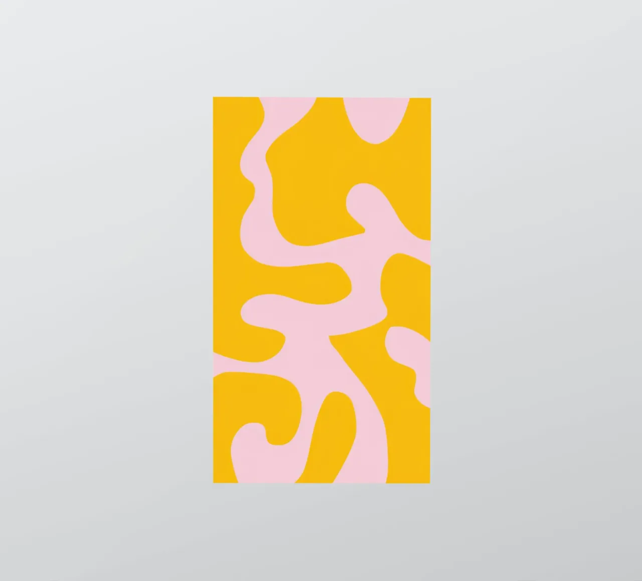 Mouvement jaune fluide autocollant de Mythy Brush