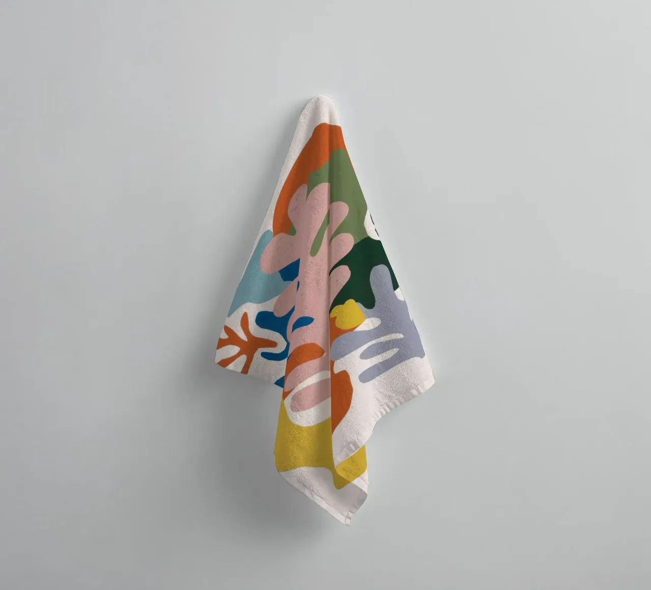 Organic Form Fantasia towel by Ink Pulse