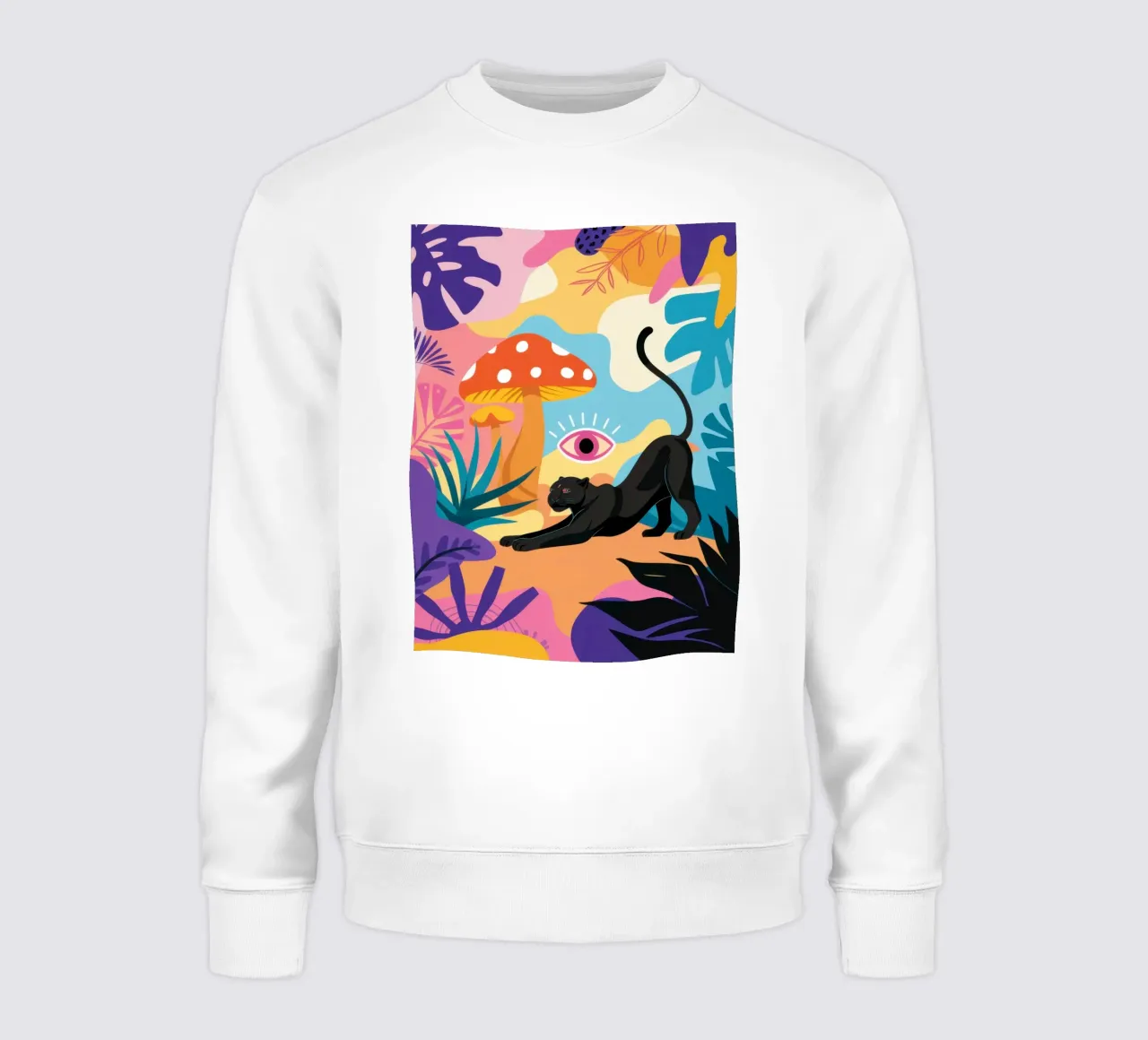 Panther Jungle Slumber felpa da Mythy Brush