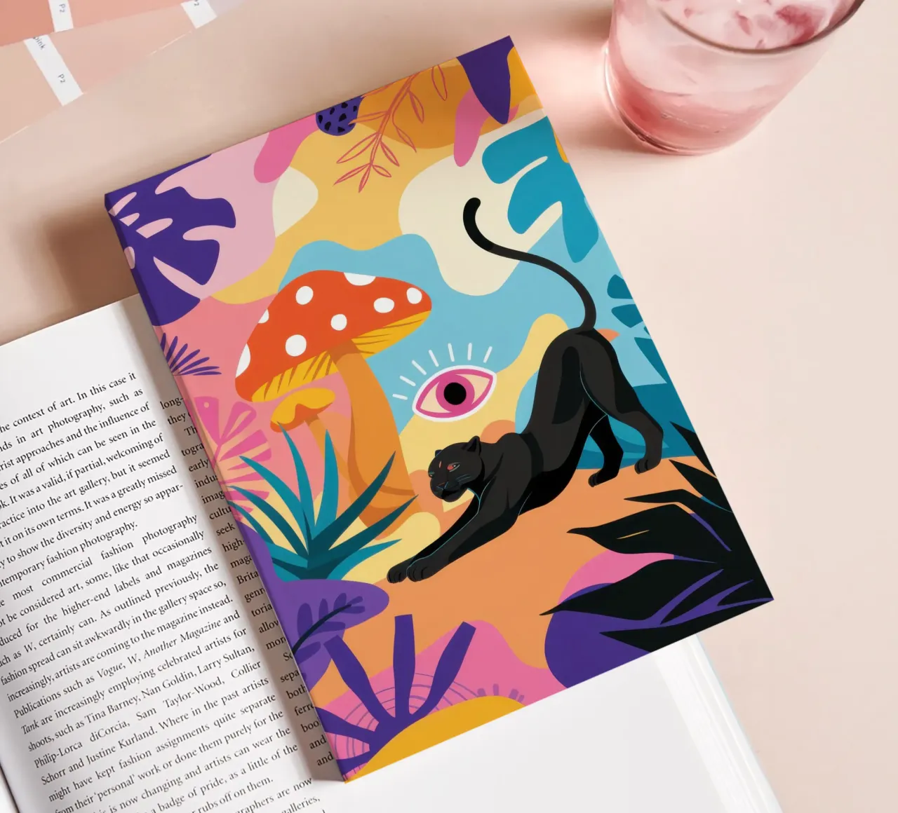Panther Jungle Slumber notebook by Mythy Brush