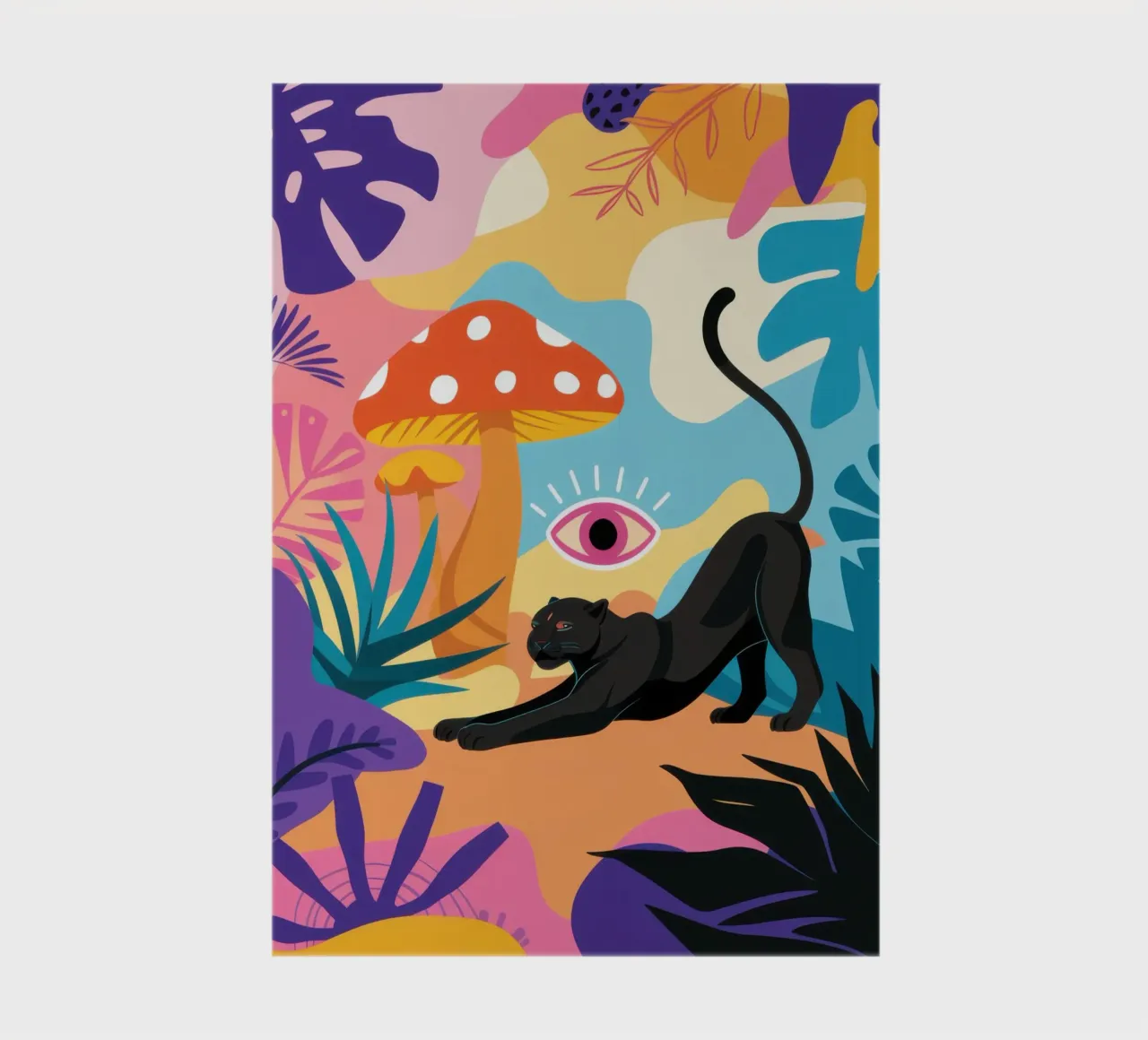 Panther Jungle Slumber notebook by Mythy Brush