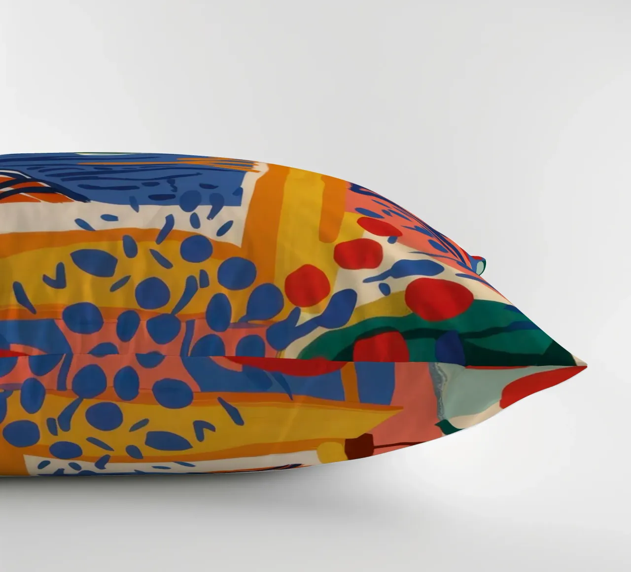 Cubist Window View decorative cushion by Mythy Brush