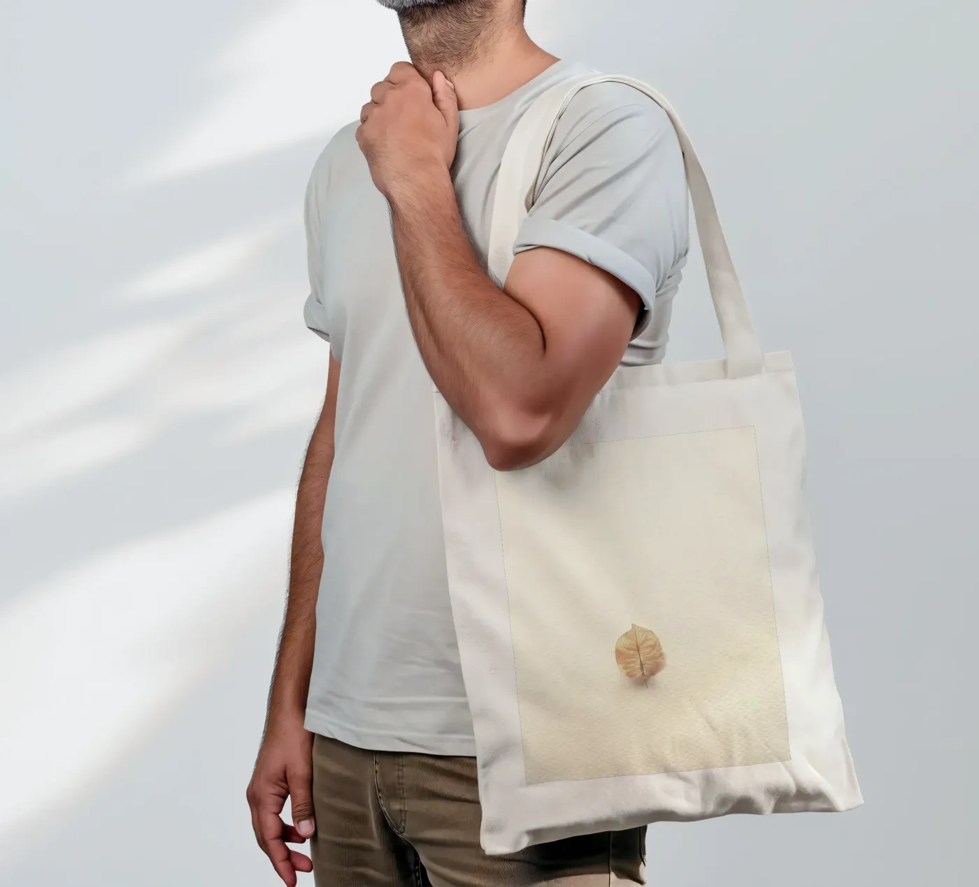 single leaf tote bag by prindy