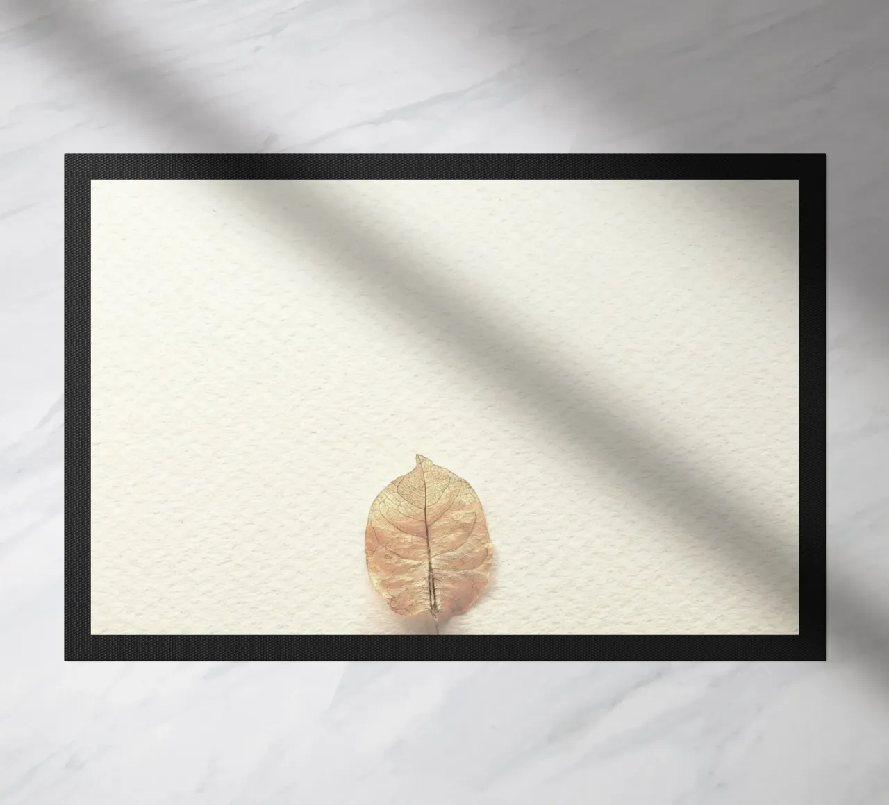 single leaf doormat by prindy