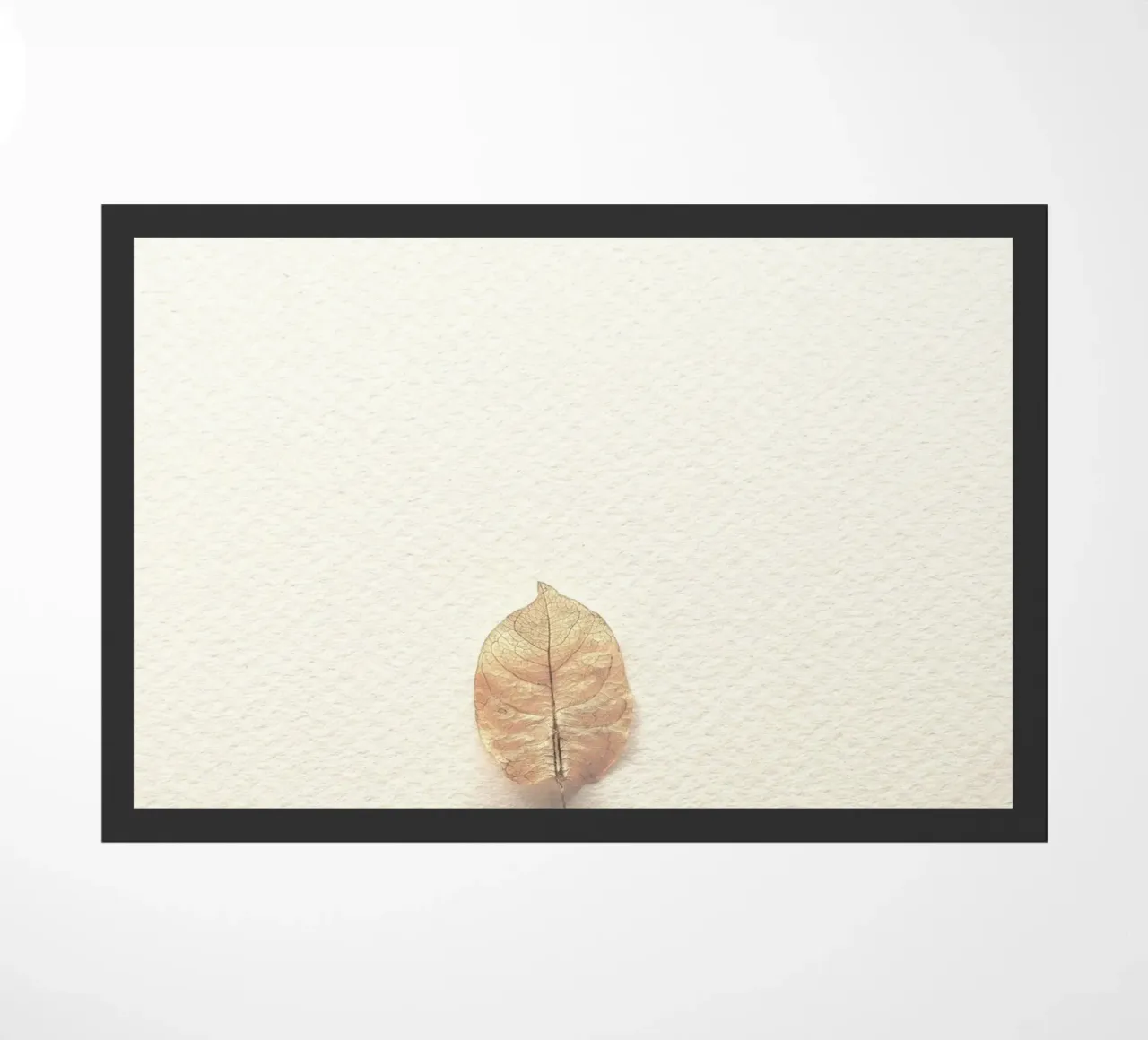 single leaf doormat by prindy