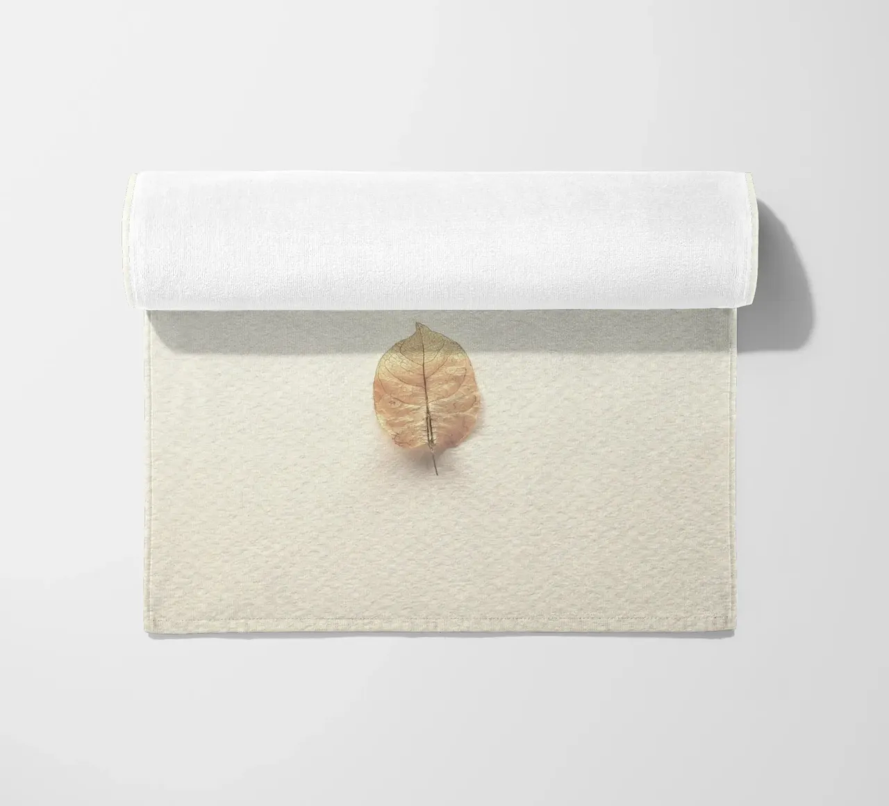 single leaf beach towel by prindy
