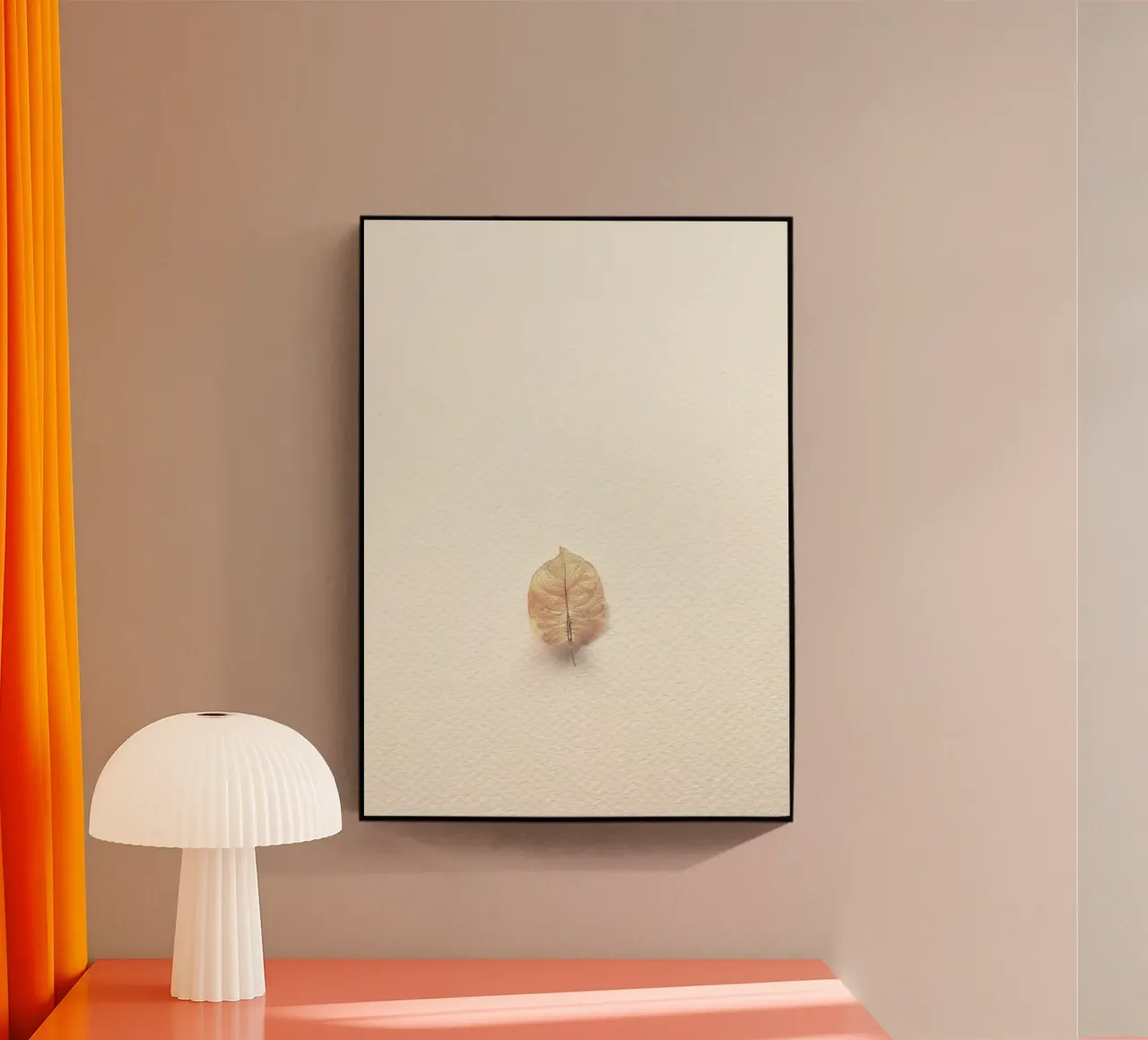 single leaf acrylic glass by prindy