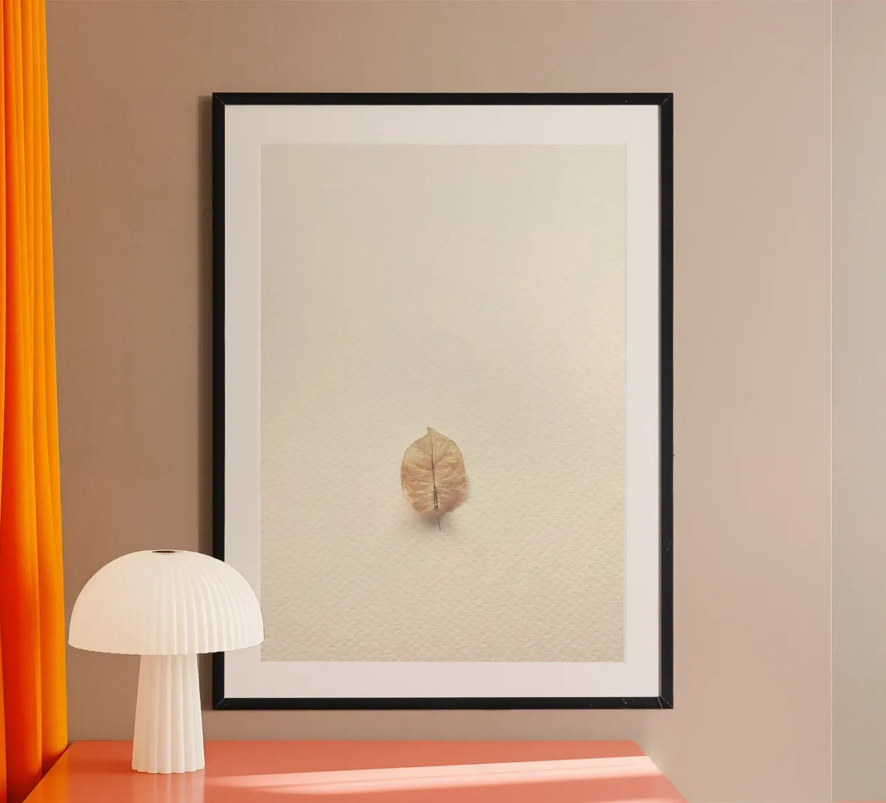 foglia singola poster con telaio in alluminio da prindy