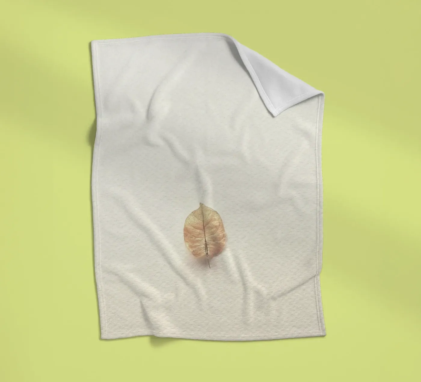 single leaf Fleecedecke von prindy