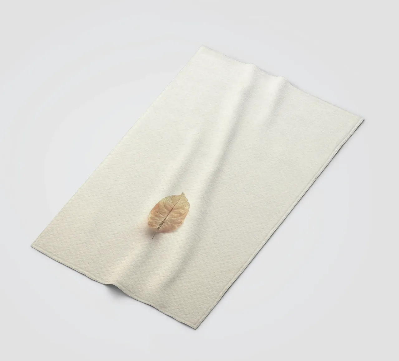 single leaf fleece blanket by prindy