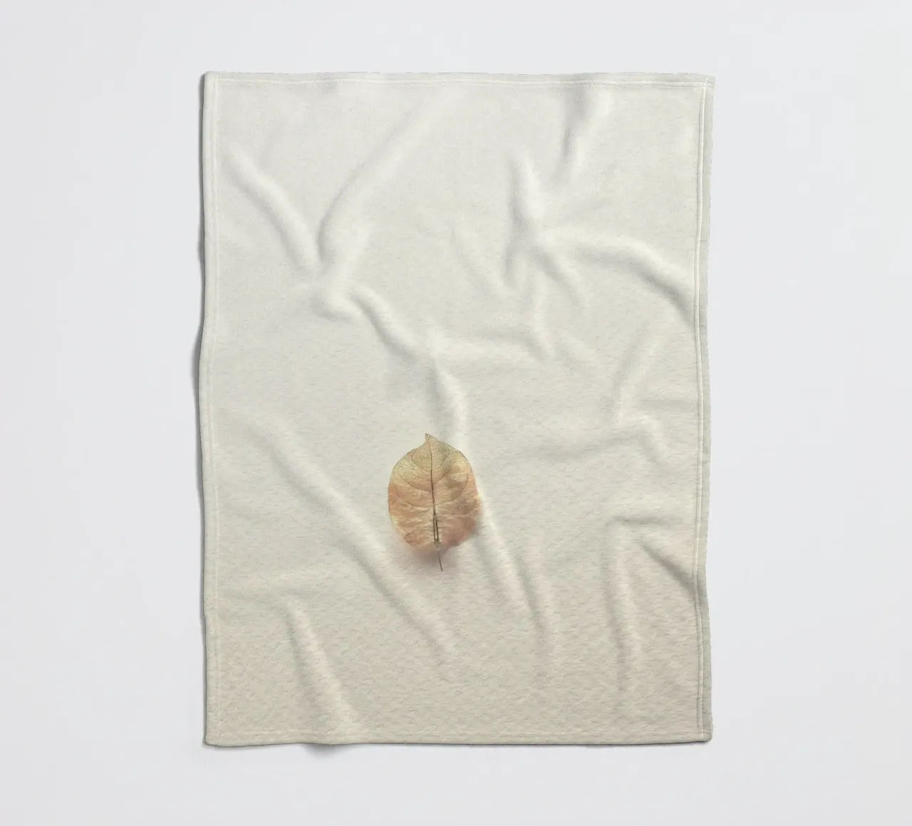 single leaf fleece blanket by prindy
