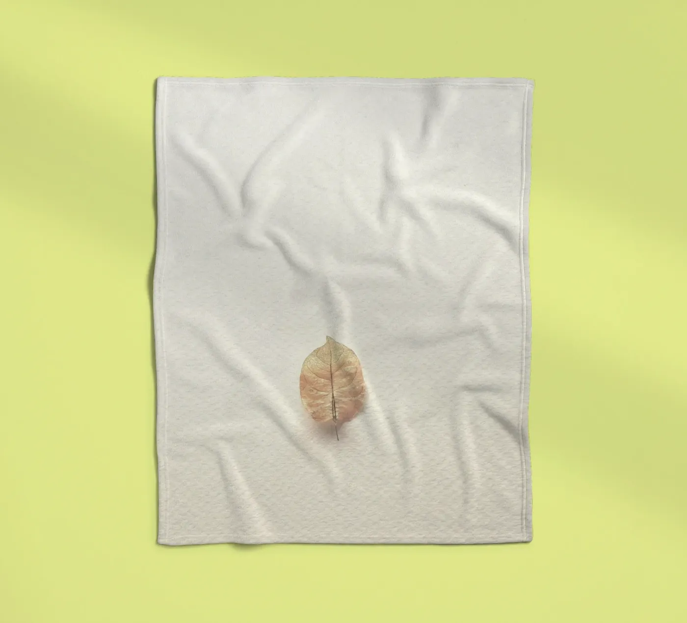 single leaf Fleecedecke von prindy