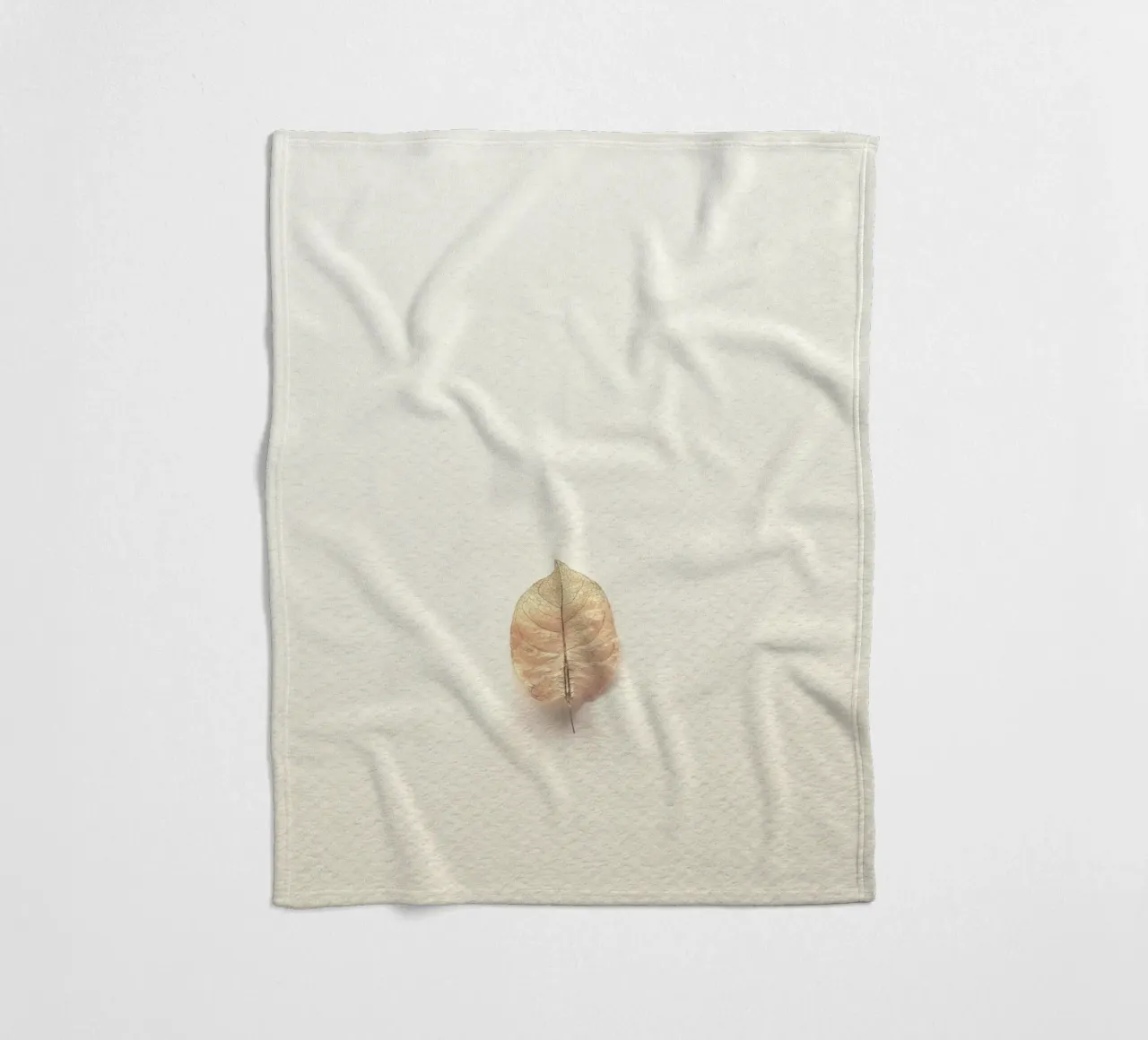 single leaf fleece blanket by prindy