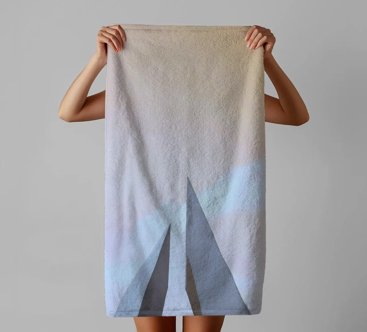 minimalist sharp angles towel by Histrol