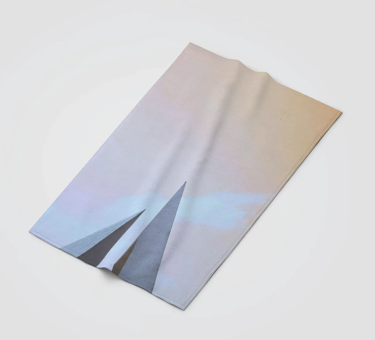 minimalist sharp angles coperta in pile da Histrol