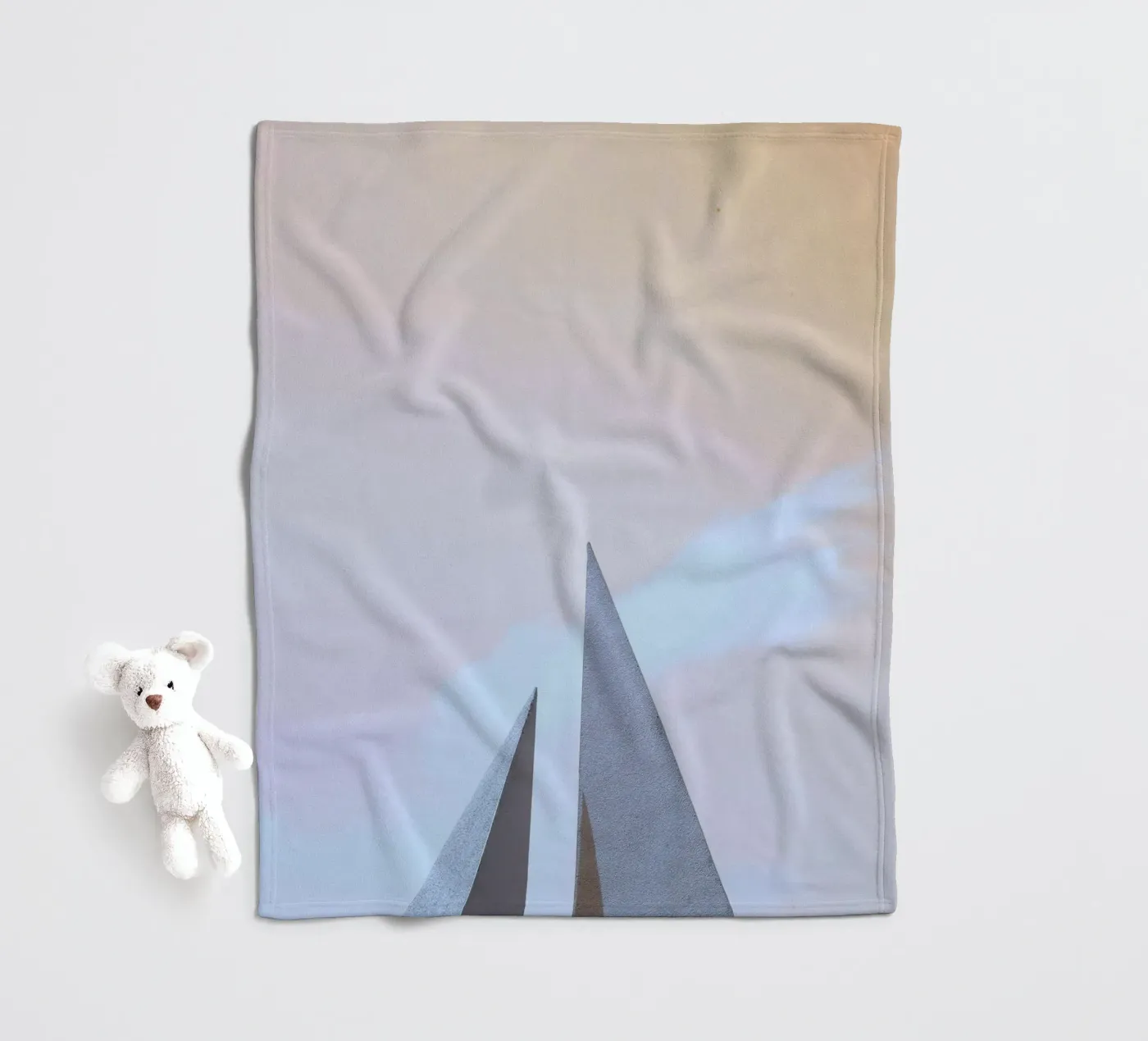 minimalist sharp angles Fleecedecke von Histrol