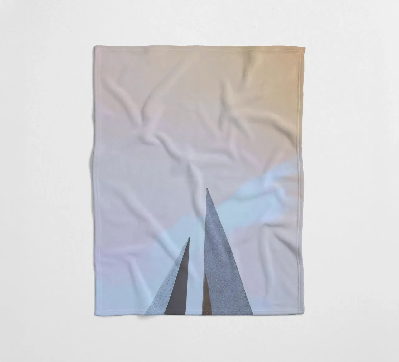 minimalist sharp angles coperta in pile da Histrol