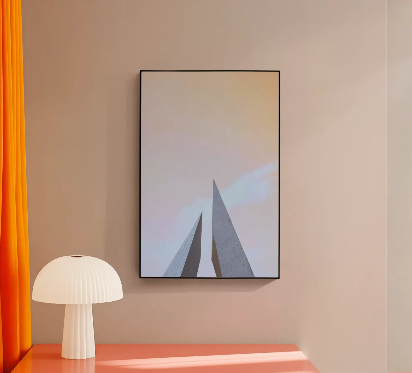 minimalist sharp angles acryl van Histrol