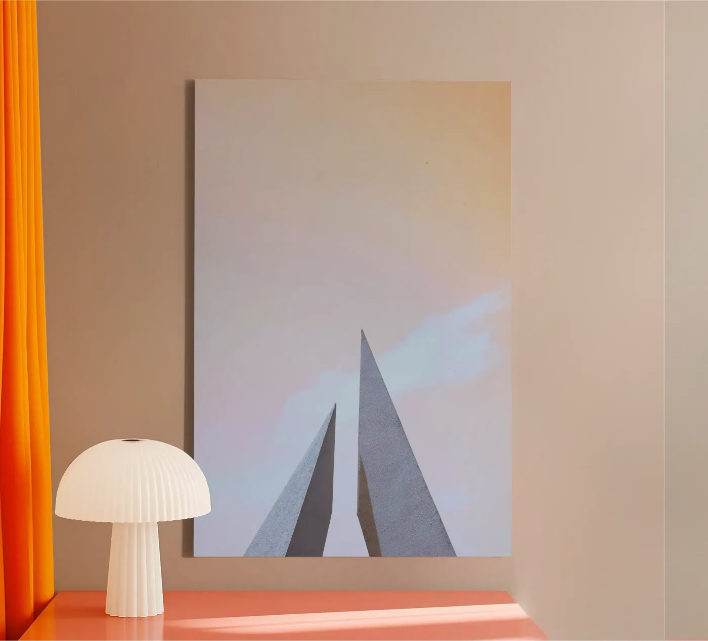 minimalist sharp angles canvas by Histrol