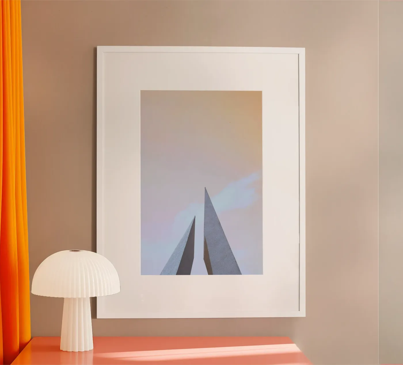 minimalist sharp angles Poster von Histrol