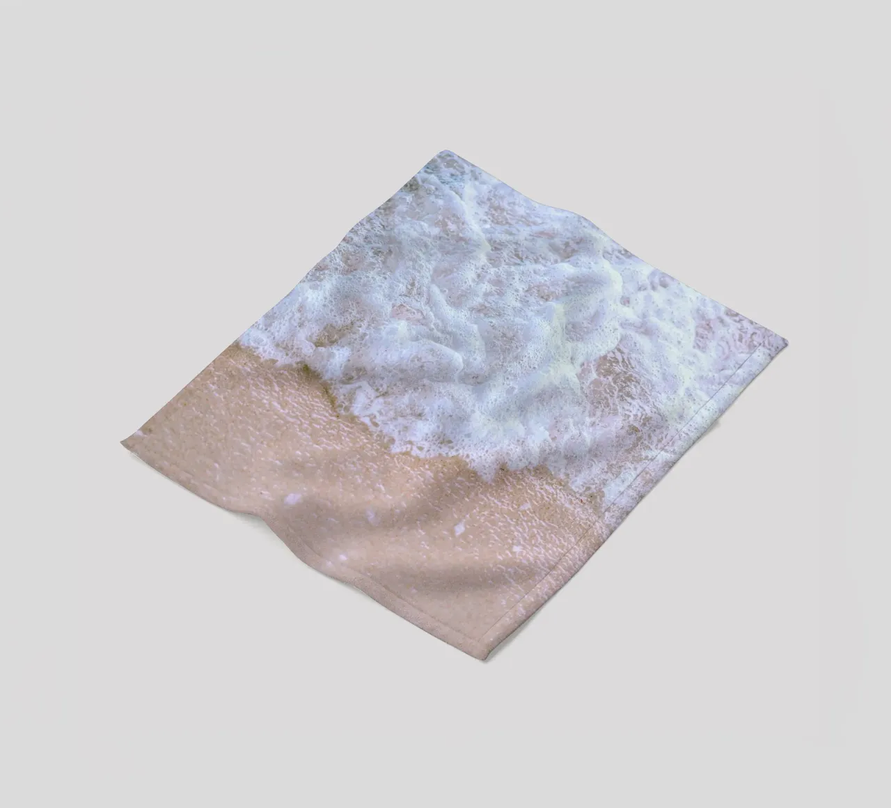 natural tranquility sea fleece blanket by prindy