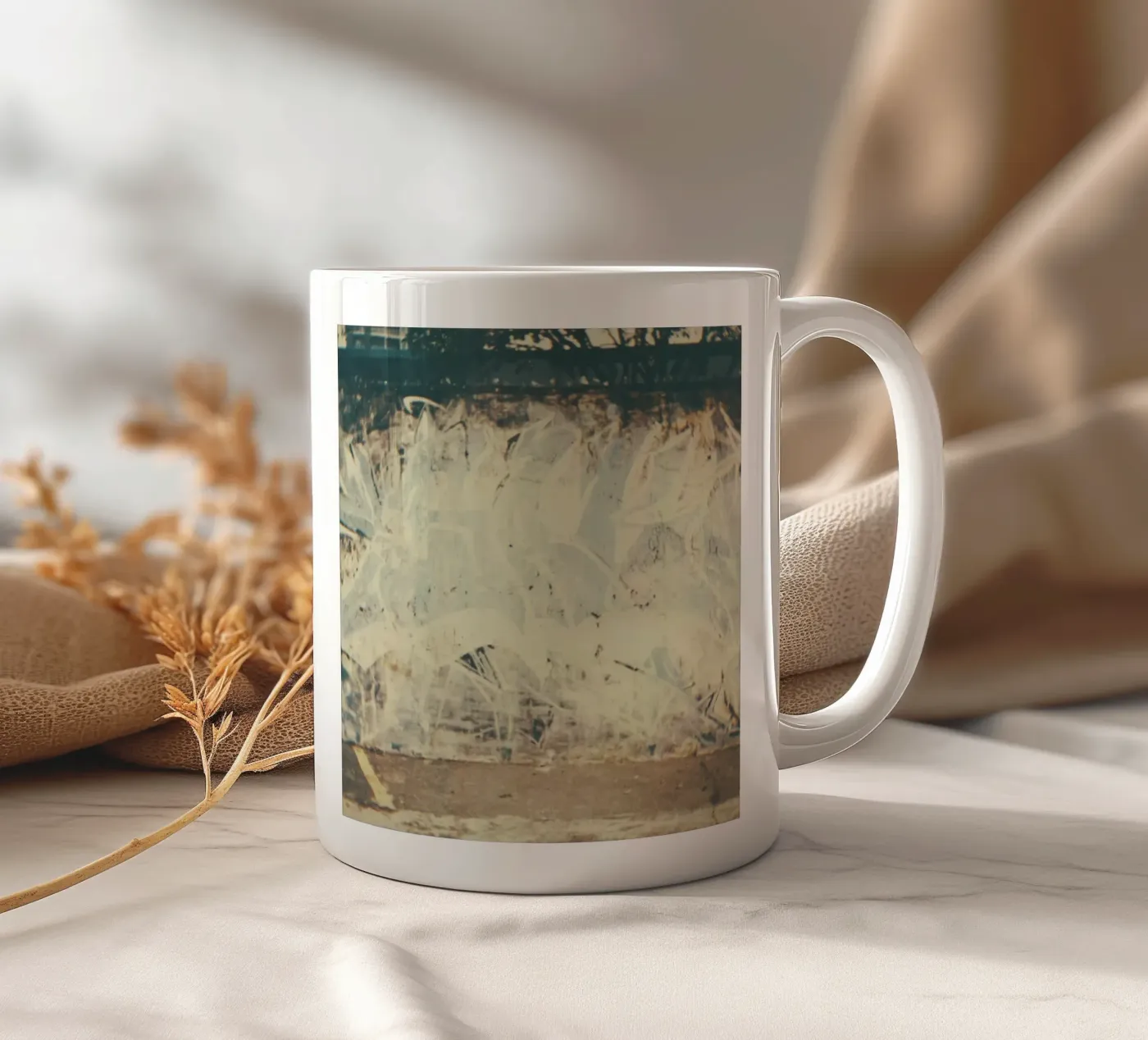 expression decay ceramic mug by prindy