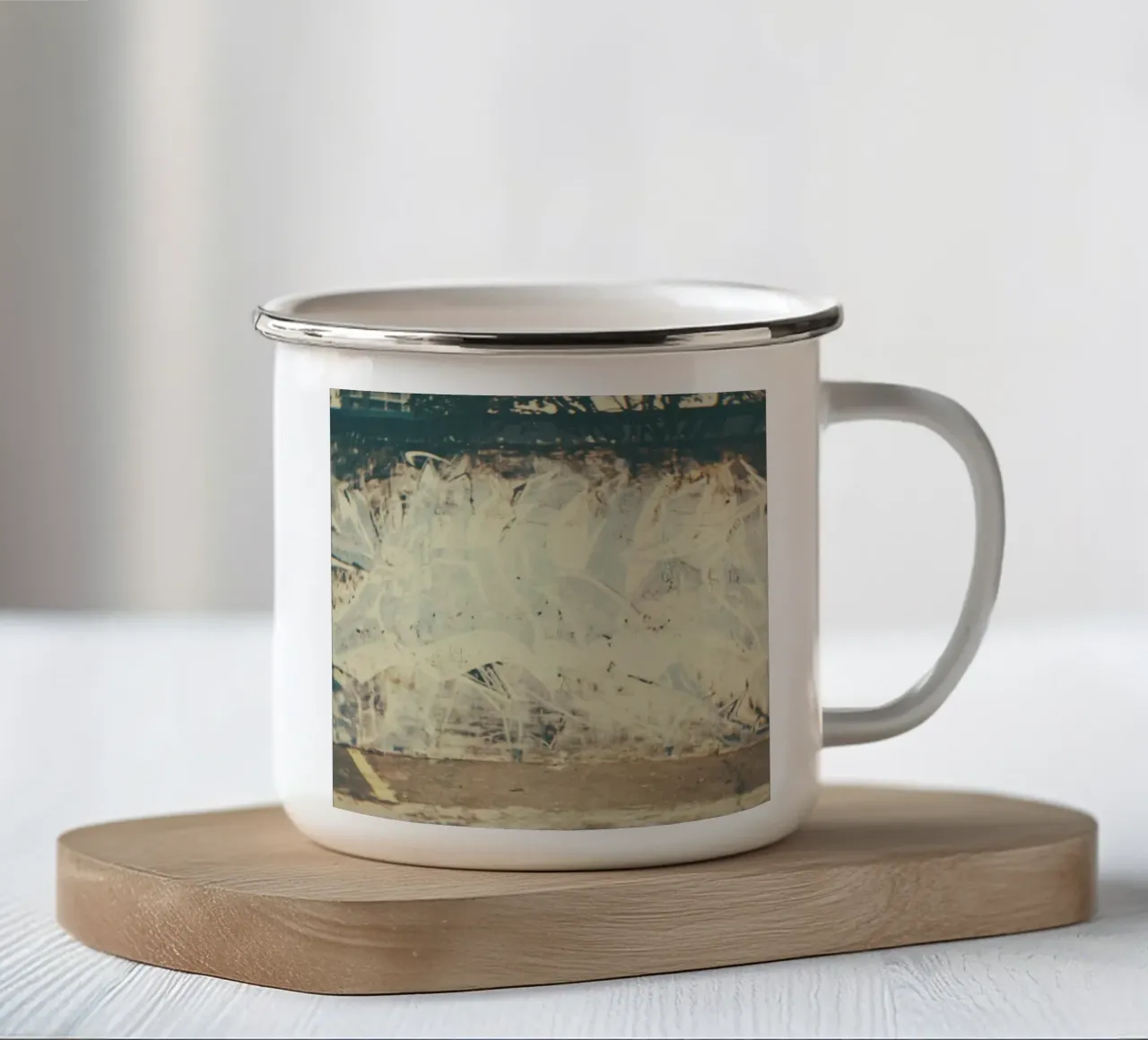 expression decay tazza in smalto da prindy