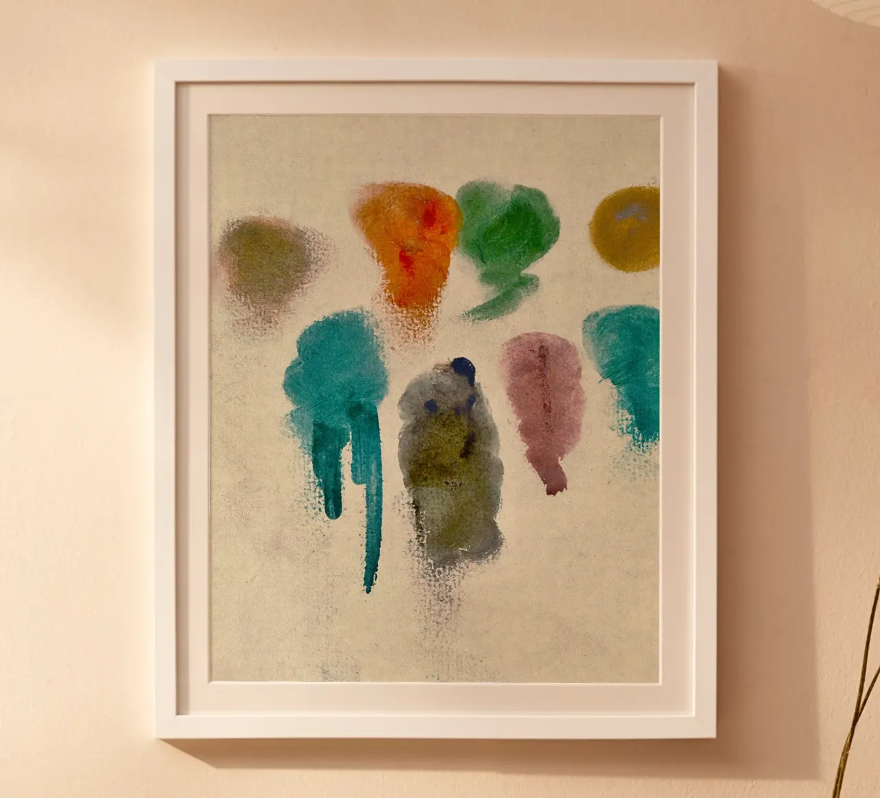 paint strokes poster con telaio in plastica da Histrol