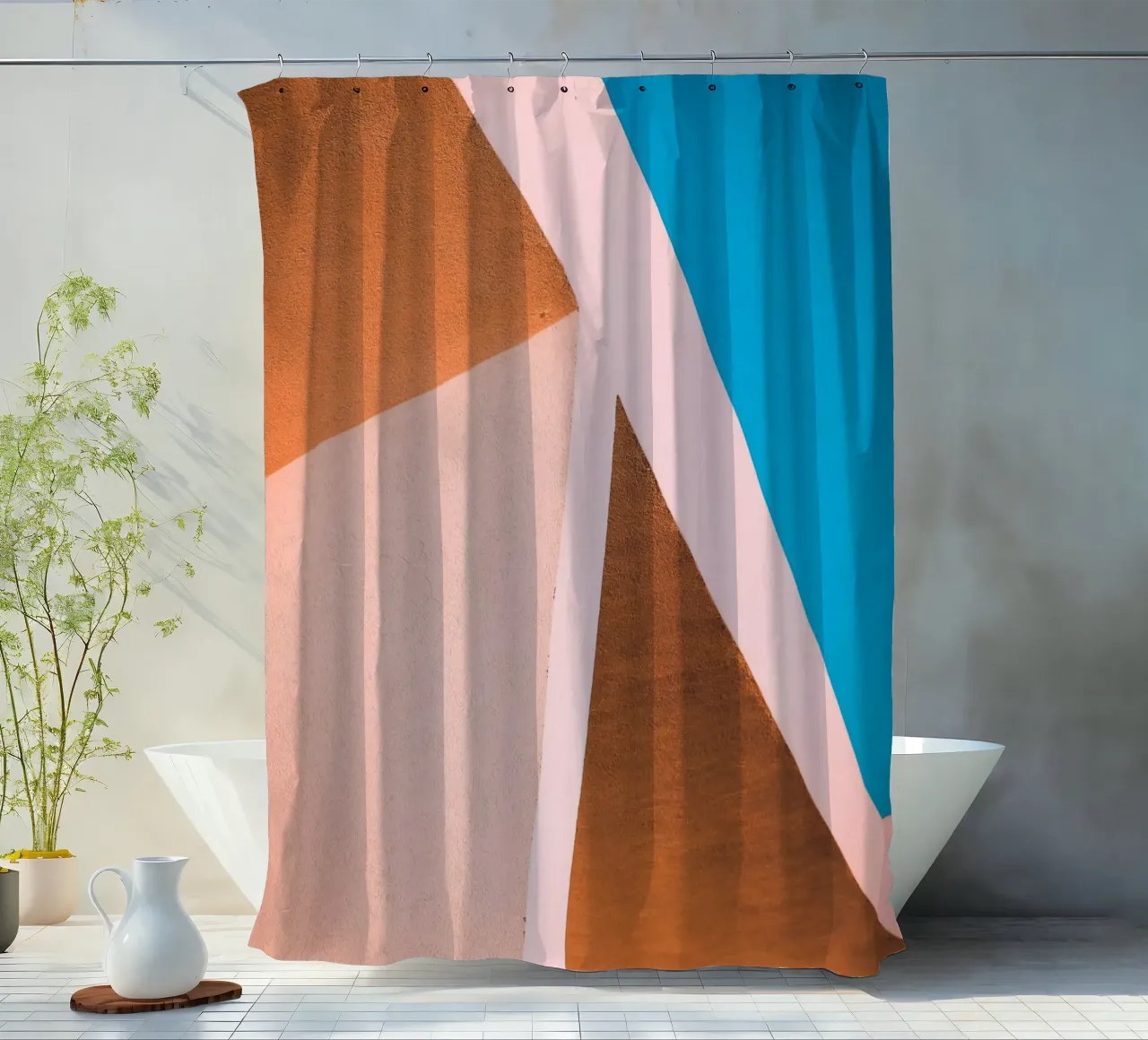 angles structure Duschvorhang von prindy