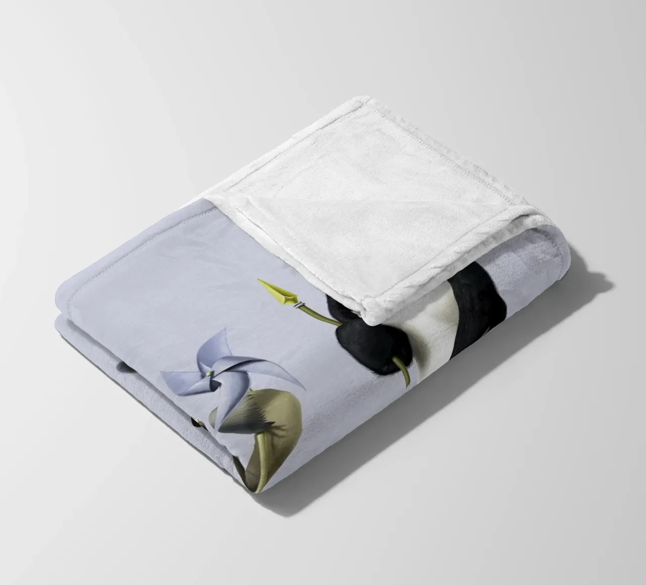 Donkey Xote Sancho Panda (Coloured) coperta in pile da Rob Art | Illustration