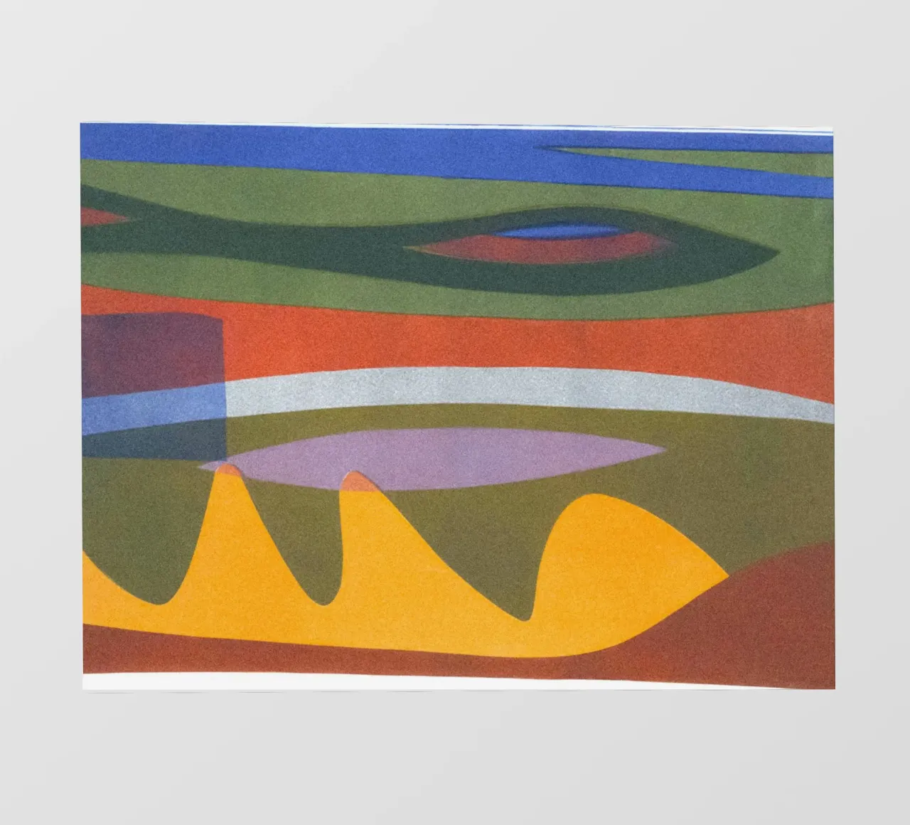 overlapping layers colorful pvc-zeil van Histrol