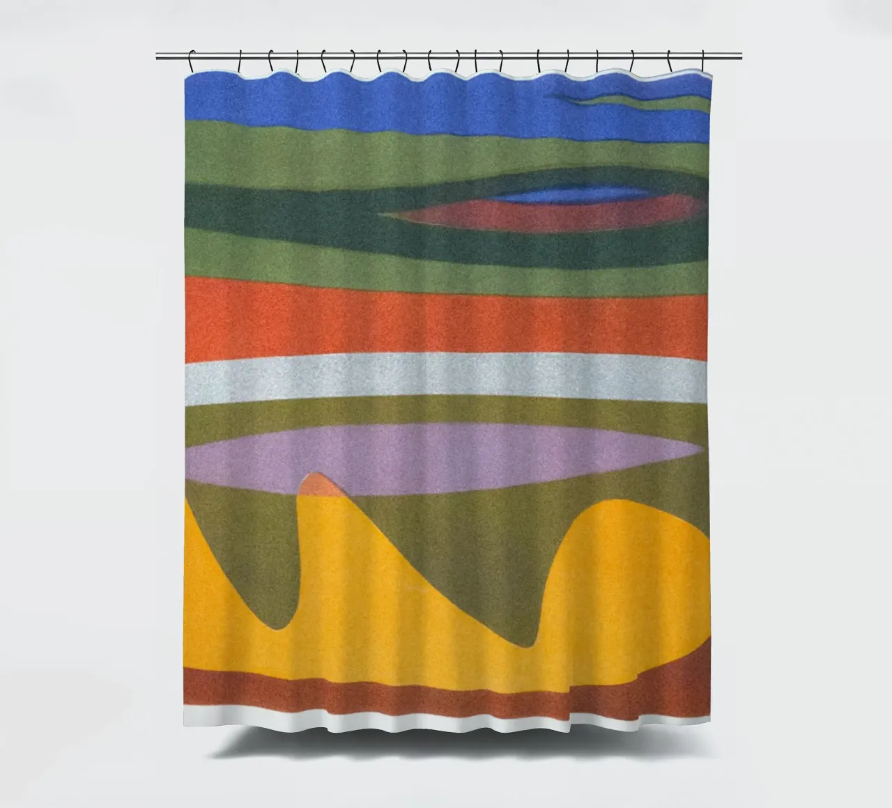 overlapping layers colorful tenda da doccia da Histrol