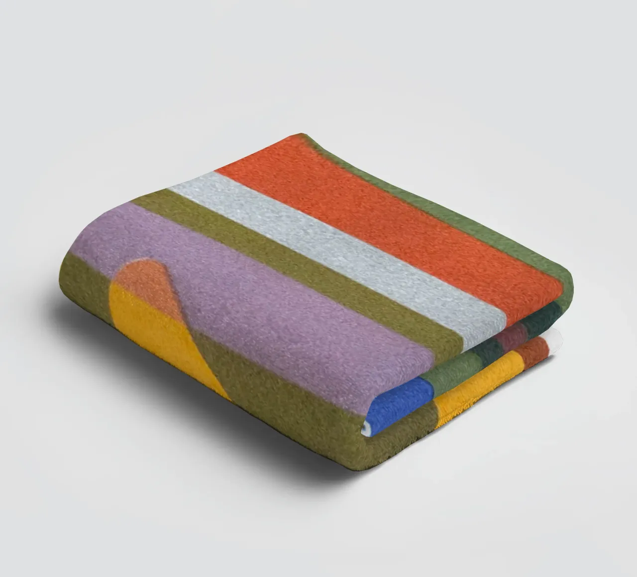 overlapping layers colorful asciugamano da bagno da Histrol