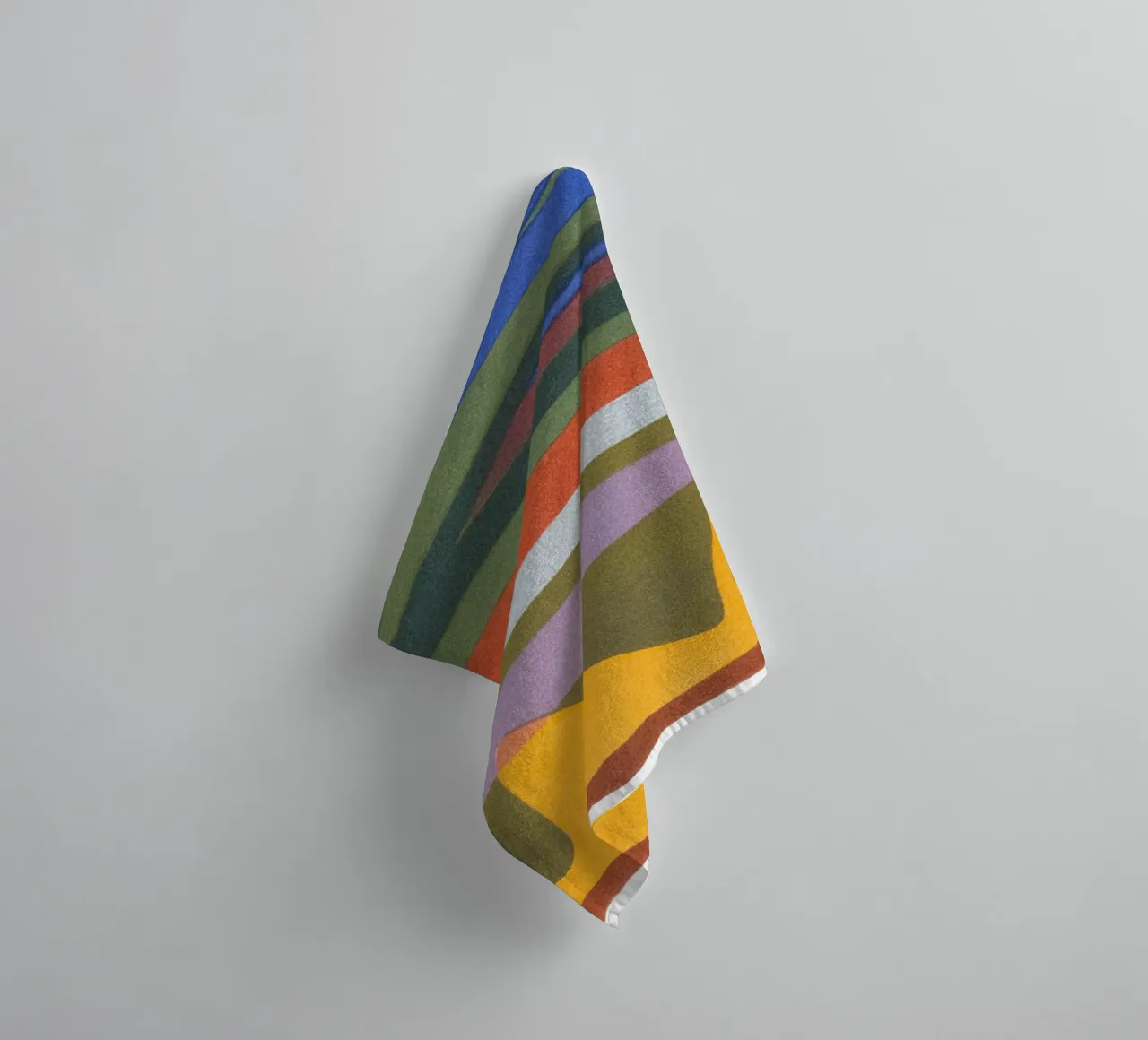 overlapping layers colorful asciugamano da bagno da Histrol