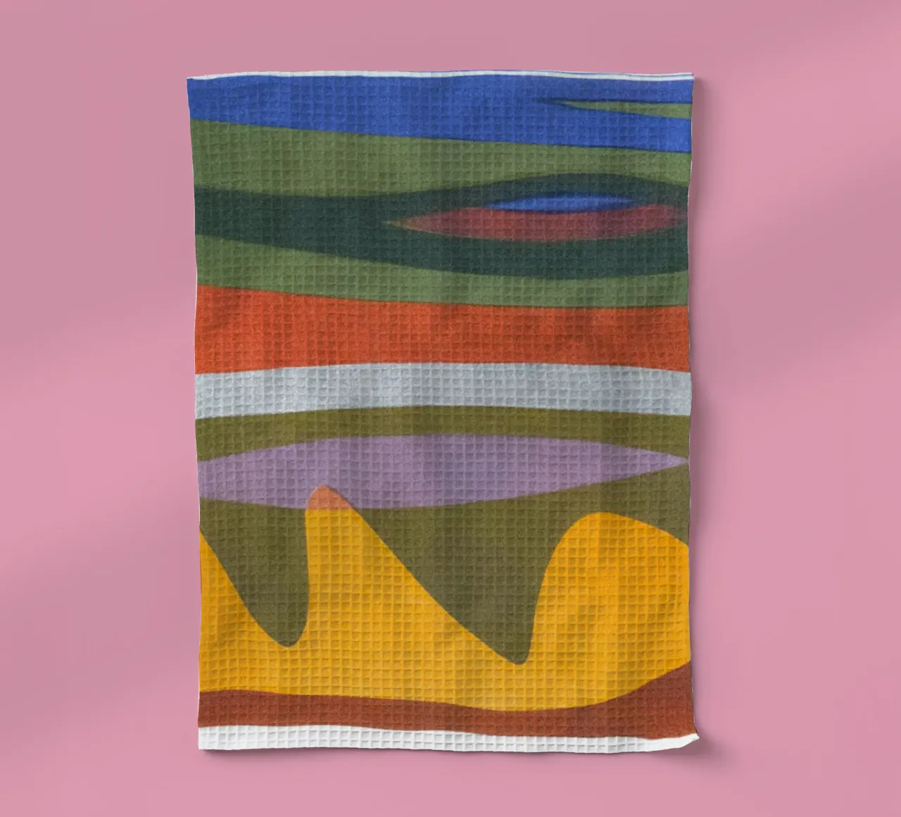 overlapping layers colorful canovaccio da cucina da Histrol