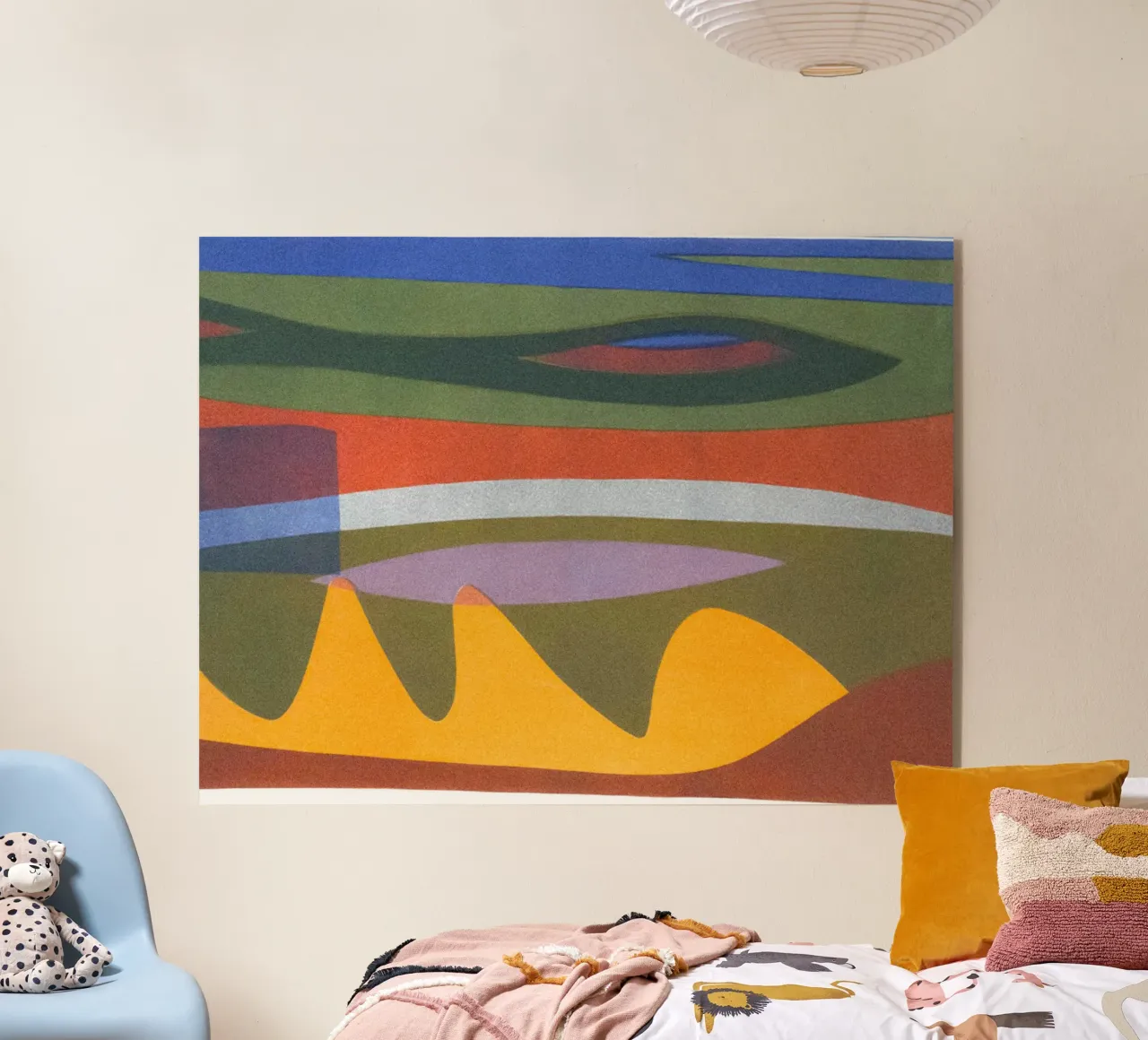 overlapping layers colorful plexiglass da Histrol