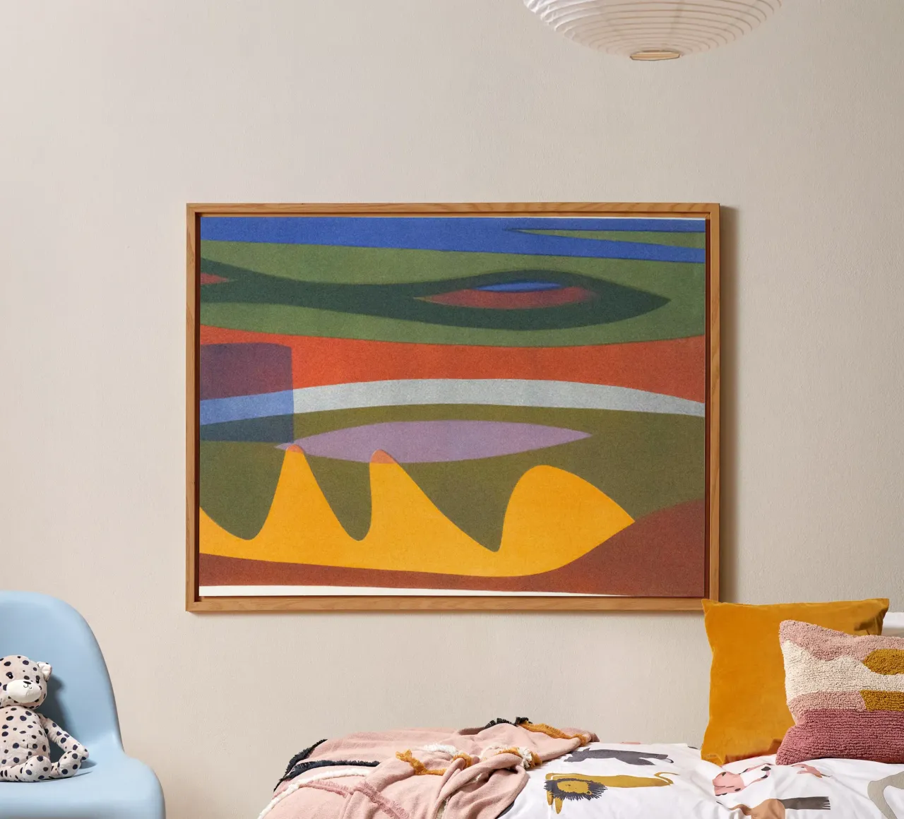 overlapping layers colorful alluminio dibond da Histrol