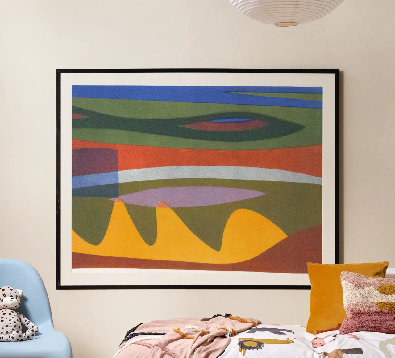 overlapping layers colorful carta hahnemühle da Histrol