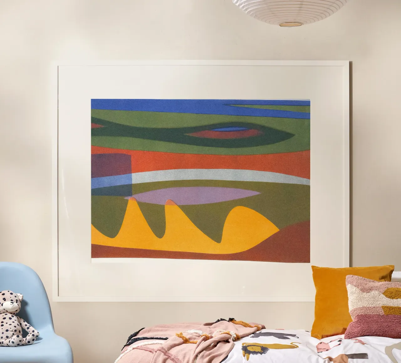 overlapping layers colorful carta hahnemühle da Histrol