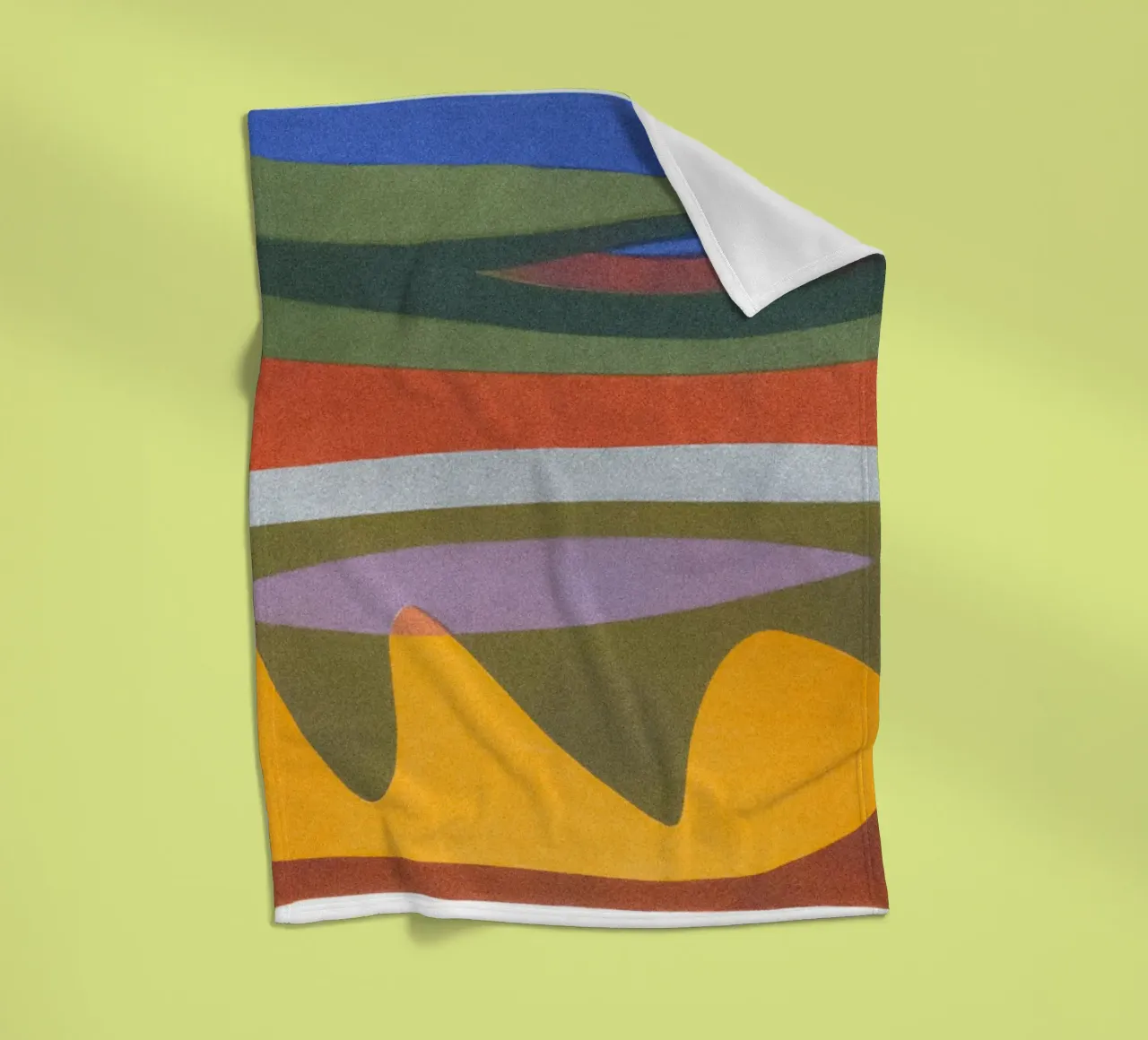 overlapping layers colorful coperta in pile da Histrol