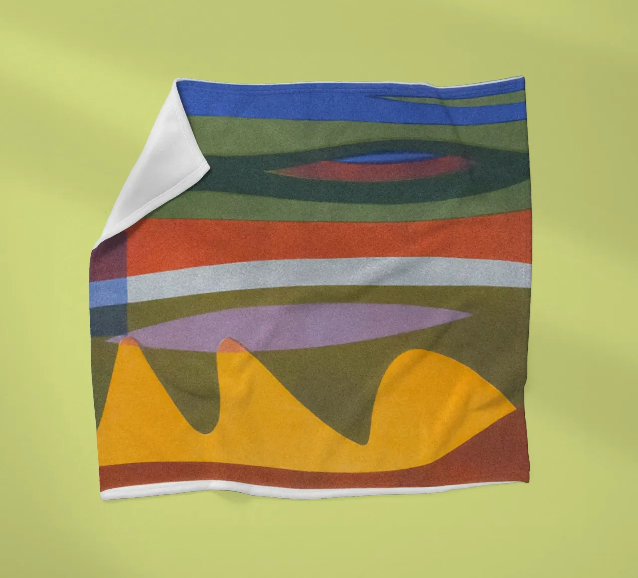 overlapping layers colorful coperta in pile da Histrol