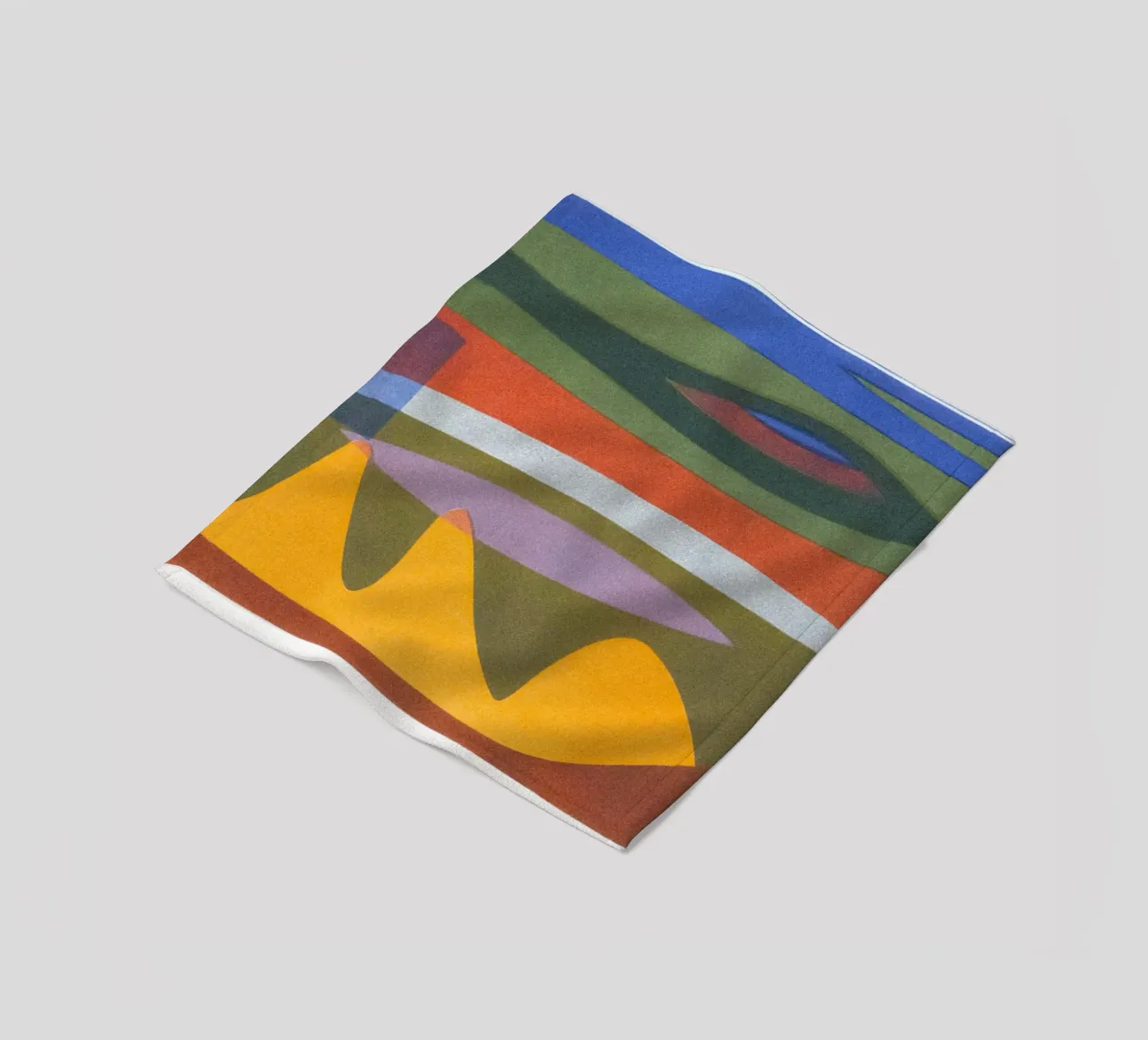 overlapping layers colorful coperta in pile da Histrol