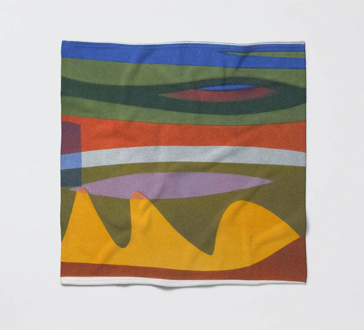 overlapping layers colorful coperta in pile da Histrol